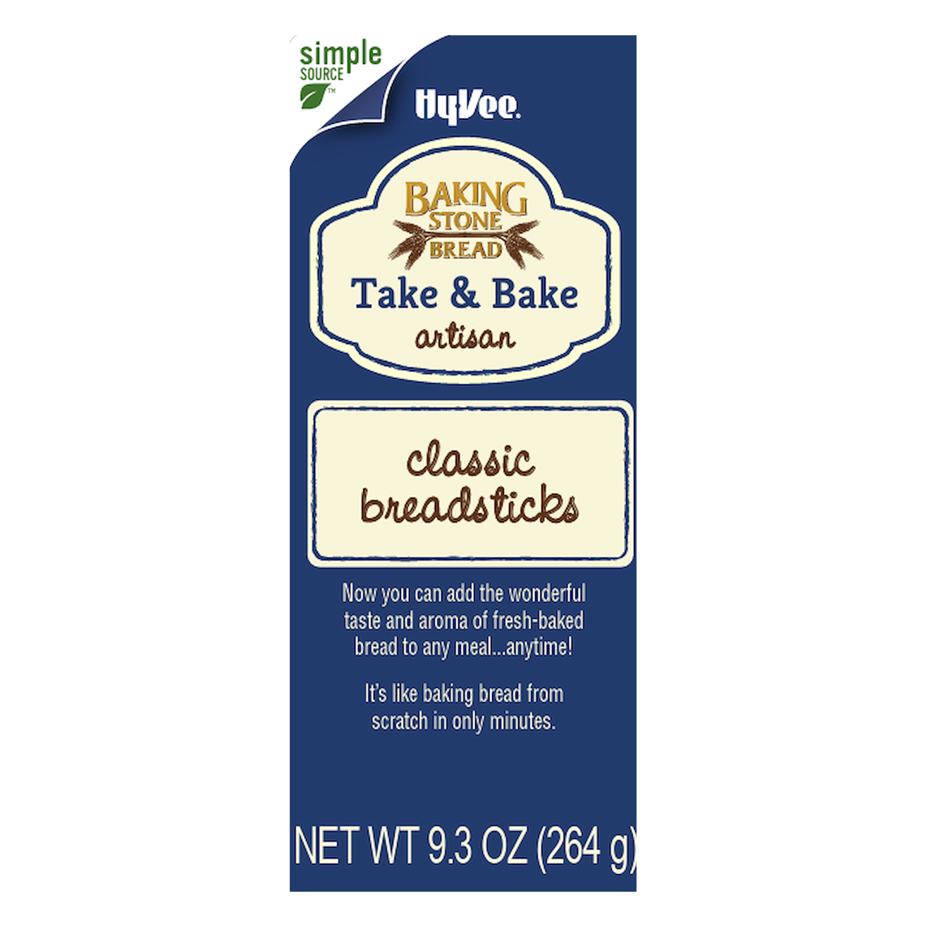 HyVee Baking Stone Bread Take & Bake Artisan Classic Breadsticks 9.3 oz