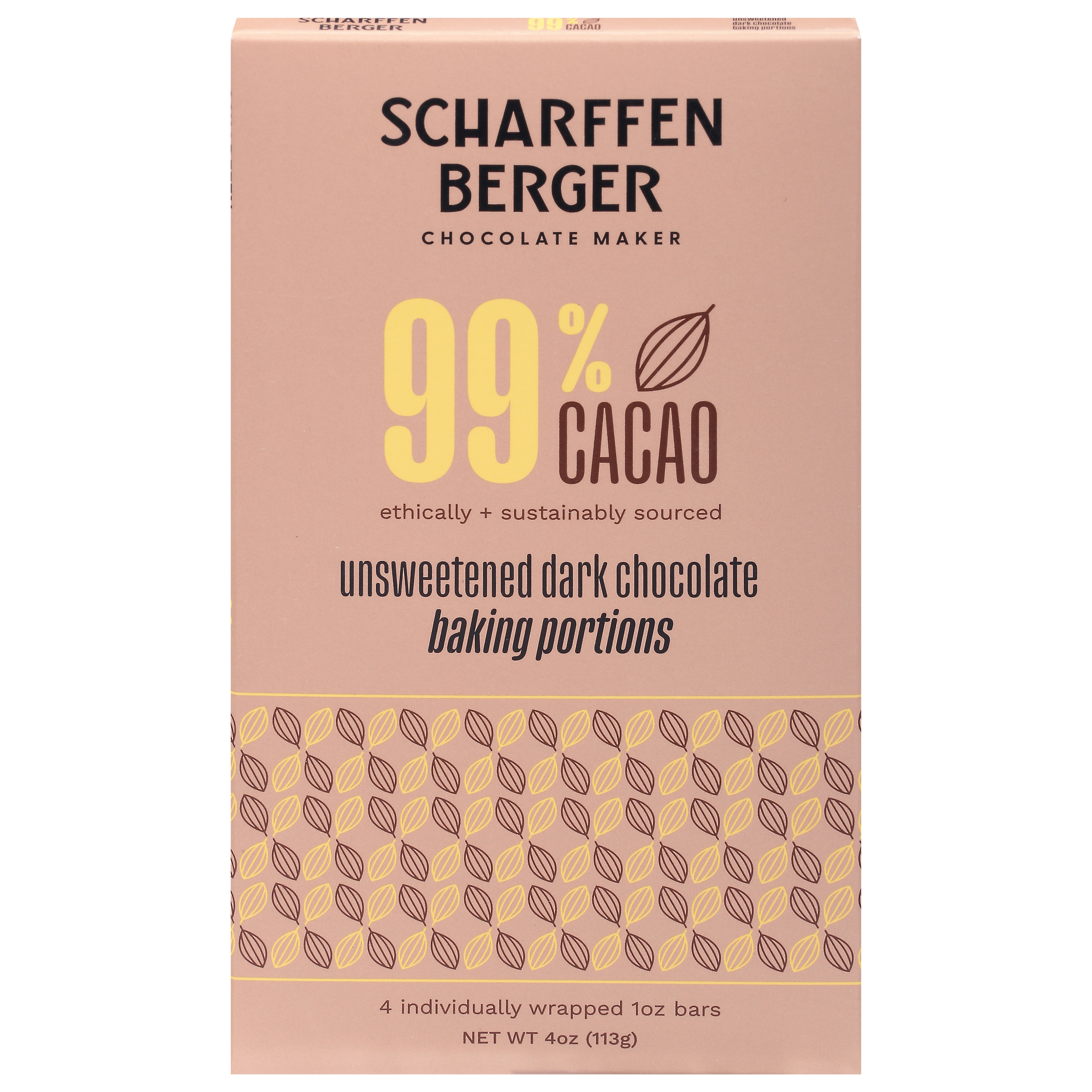 Scharffen Berger 99% Cacao Unsweetened Dark Chocolate