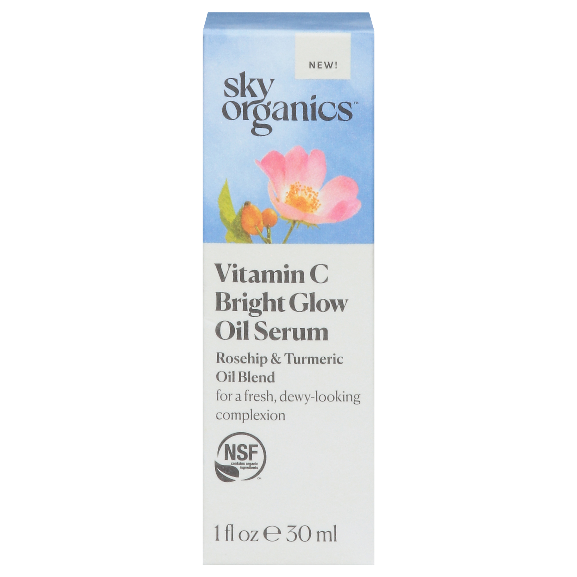 Sky Organics Vitamin C Bright Glow Rosehip & Turmeric Oil Serum