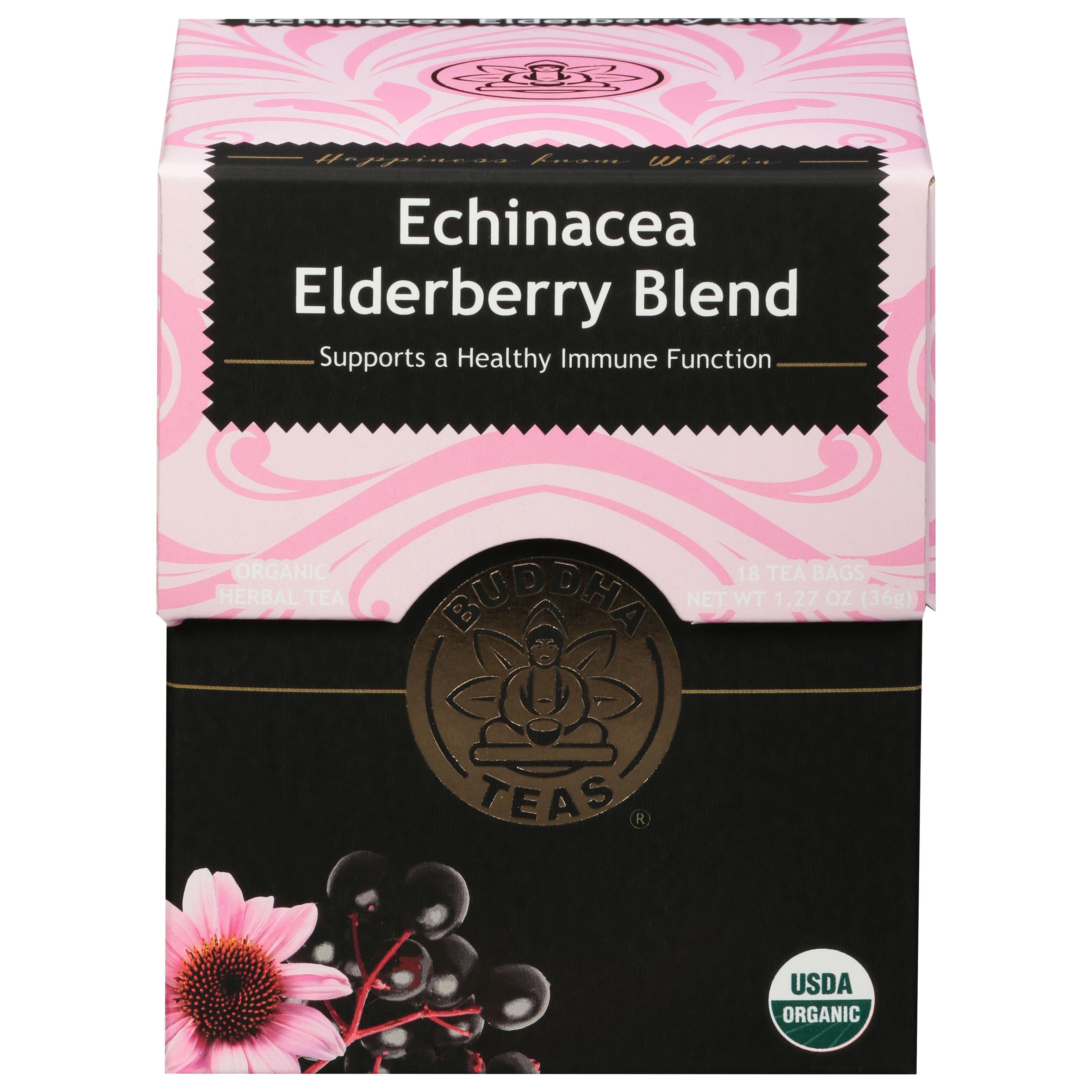 Buddha Teas Echinacea Elderberry Blend
