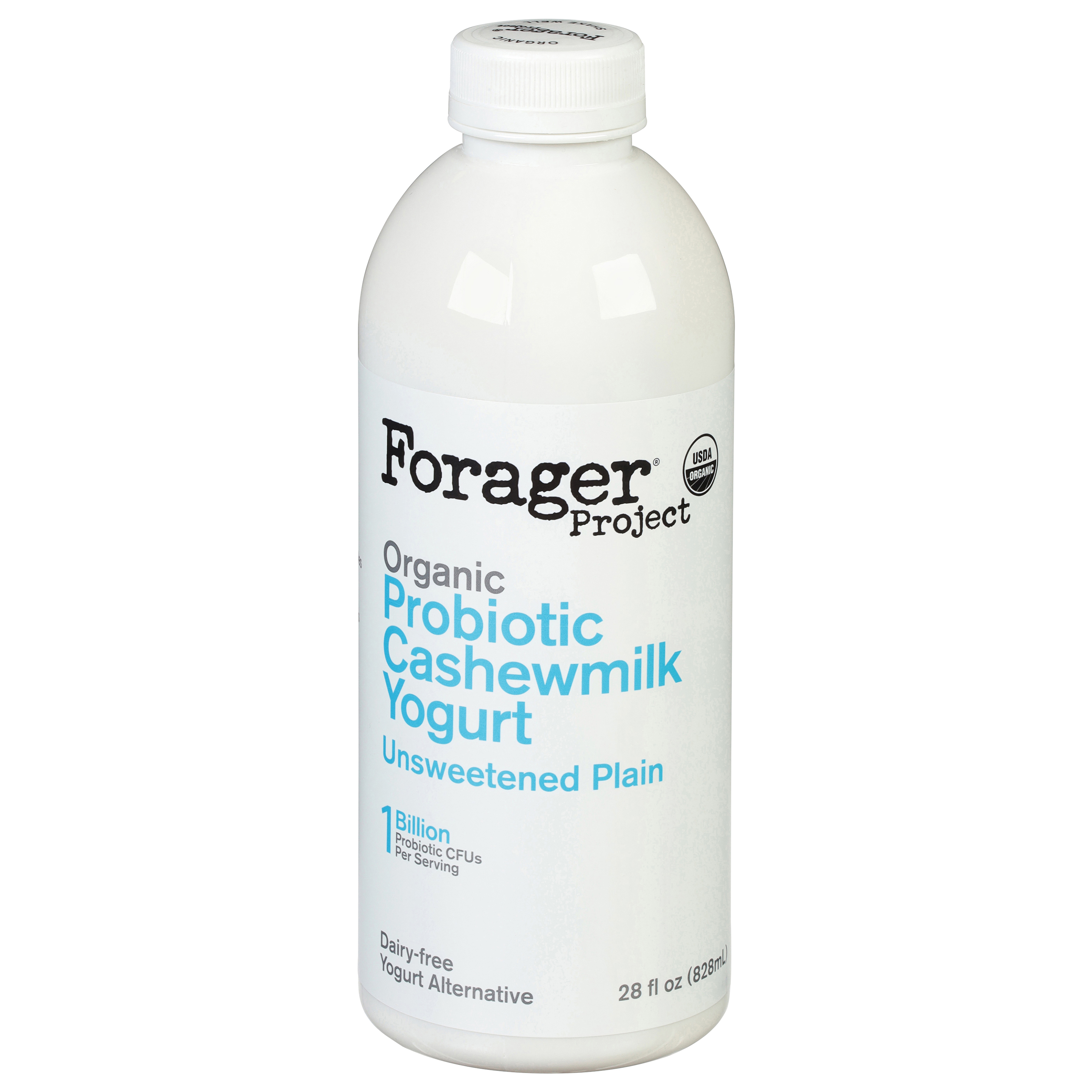 Forager Project Dairy-Free Organic Probiotic Unsweetened Plain Cashewmilk Yogurt