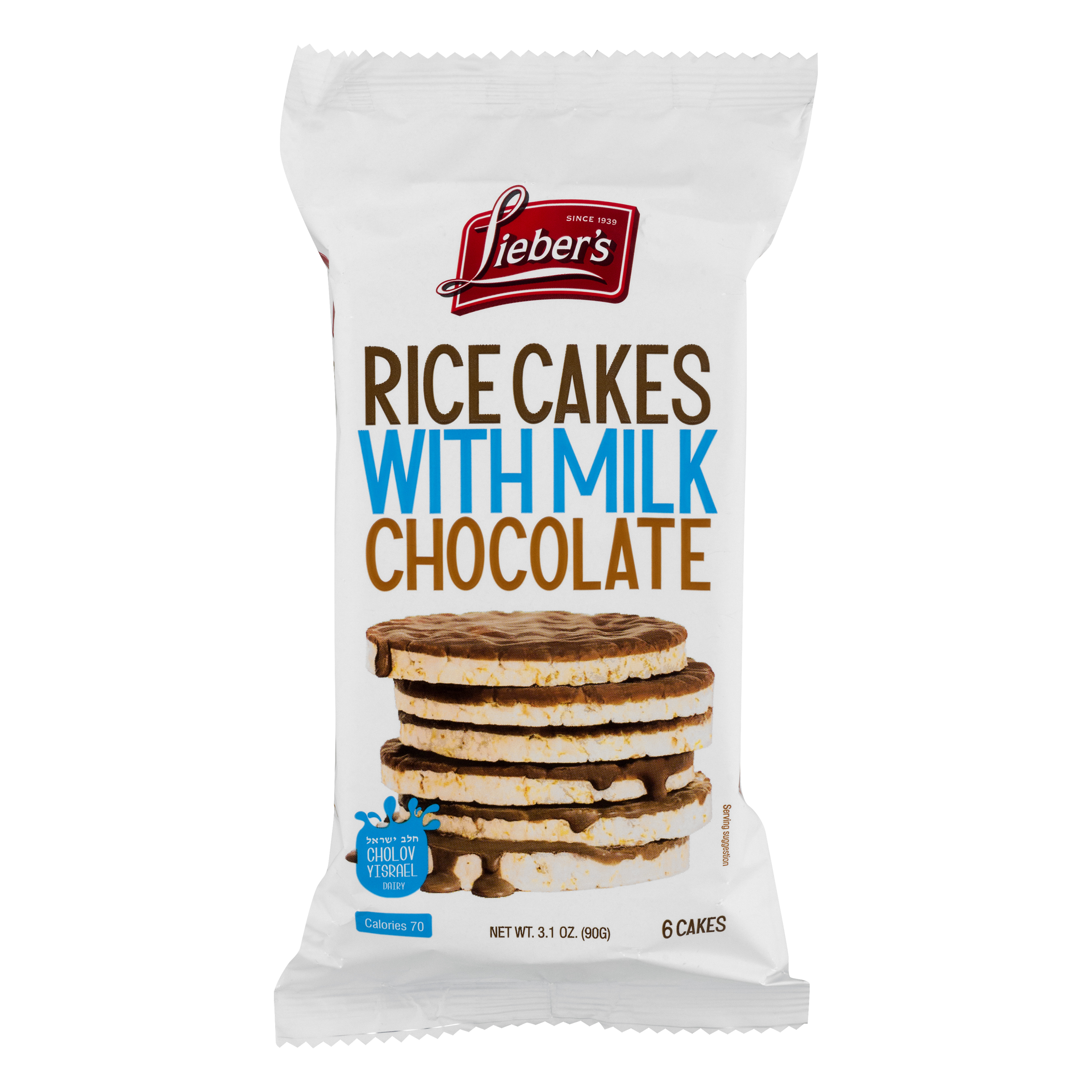 Liebers with Milk Chocolate Rice Cakes
