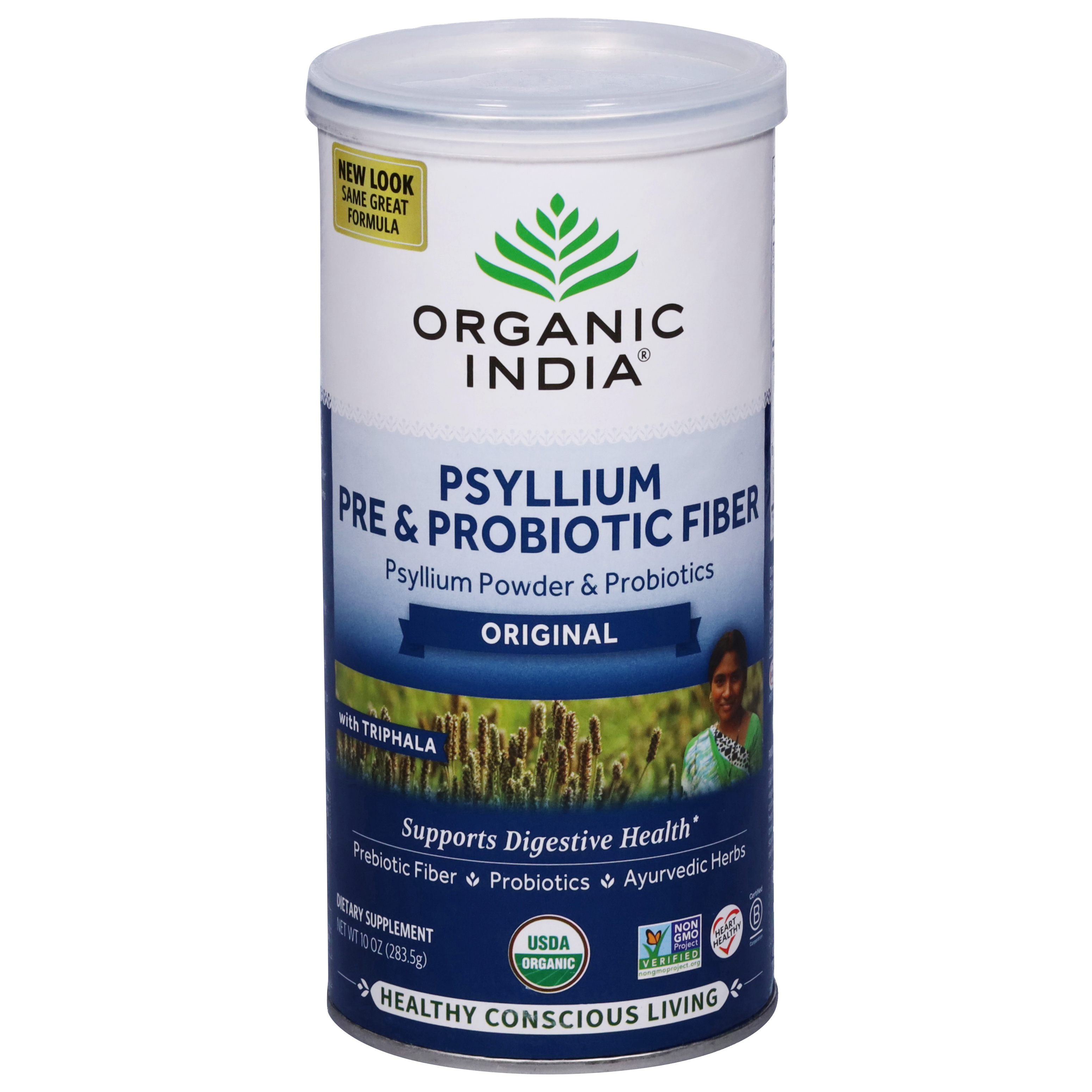 Organic India Original Psyllium Pre & Probiotic Fiber