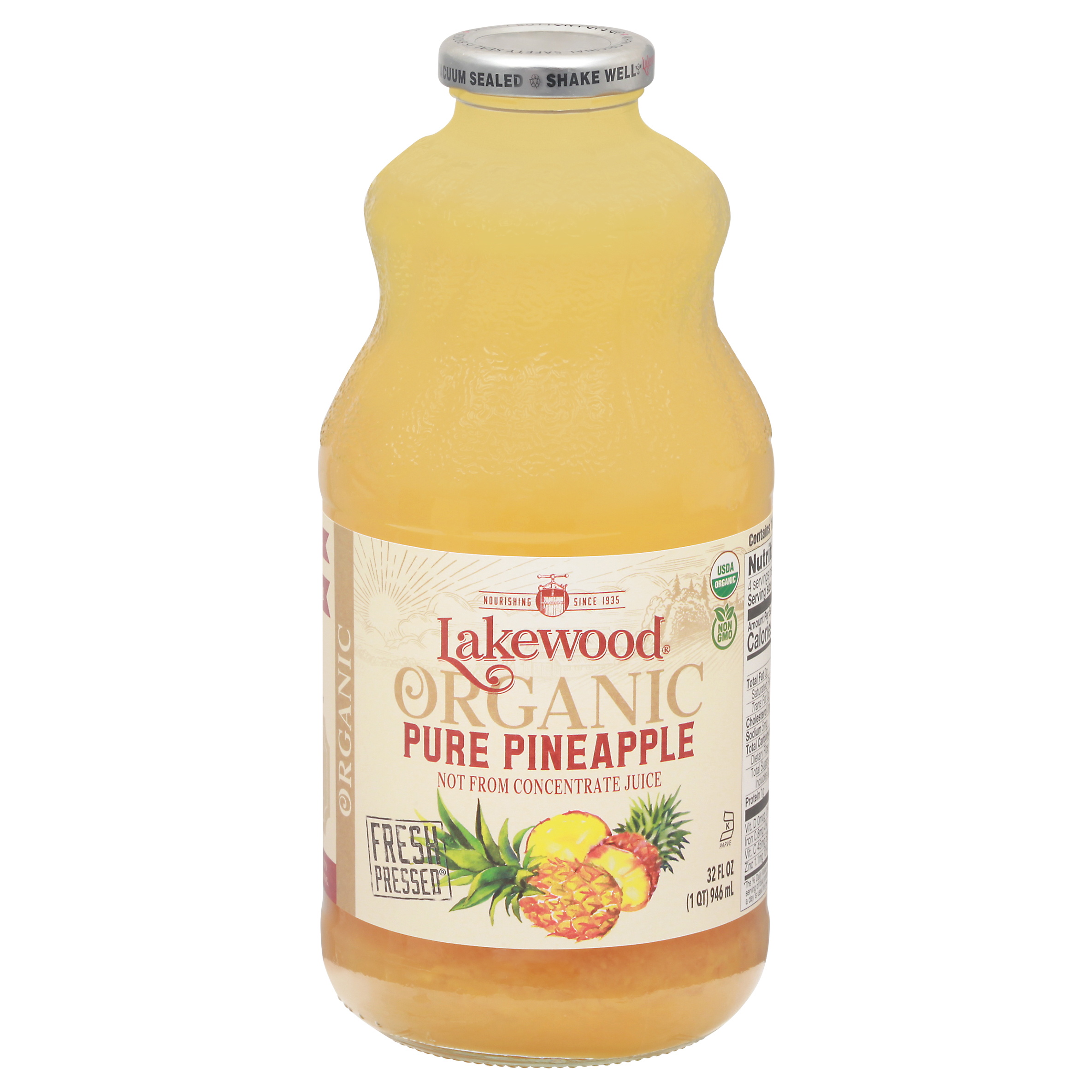 Lakewood Organic Pure Pineapple Juice