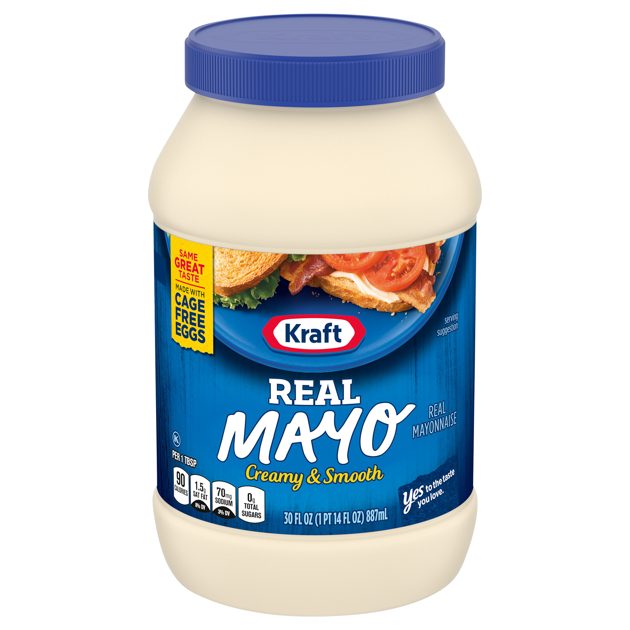 Kraft Creamy and Smooth Real Mayonnaise 30 fl oz