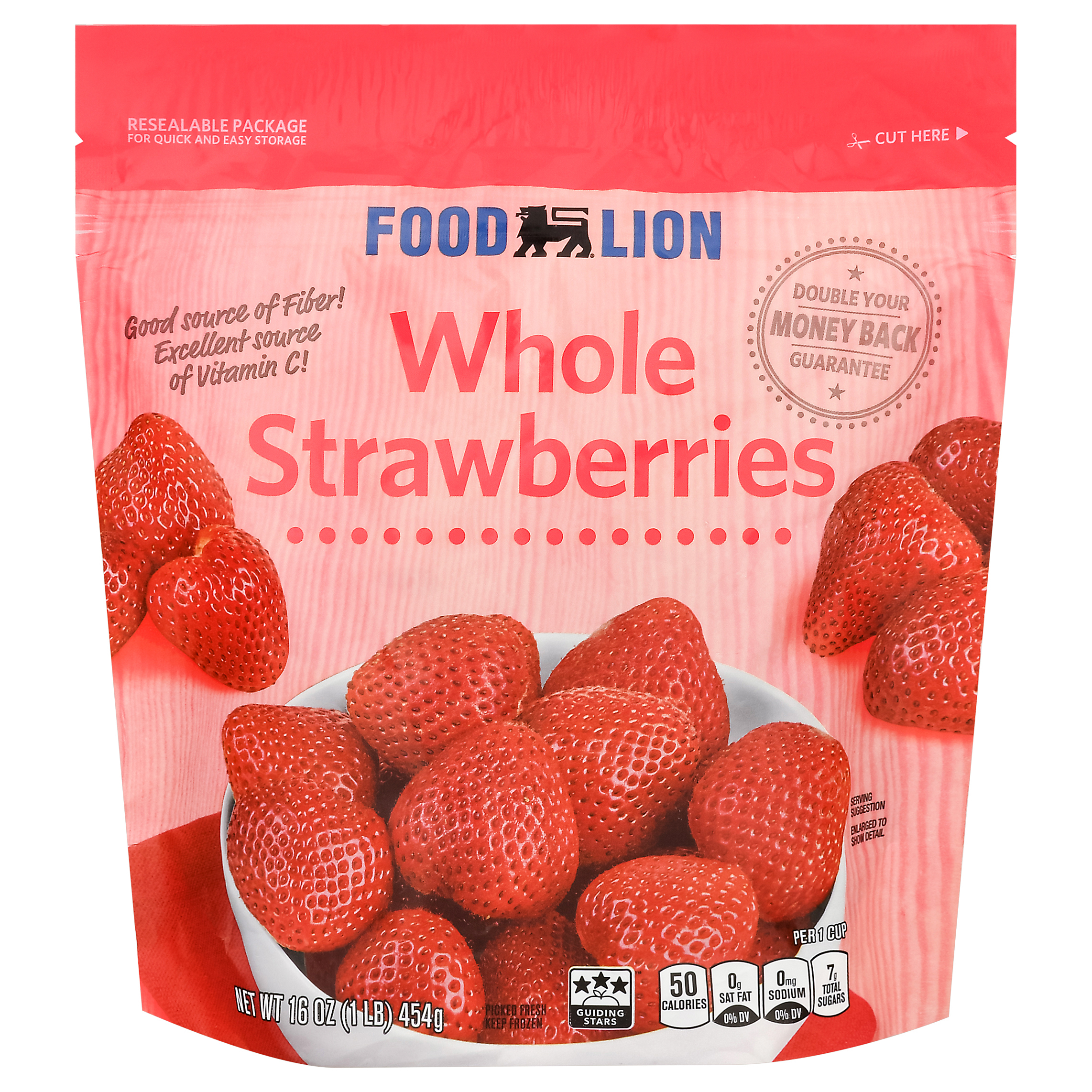 Food Lion Whole Strawberries 16 oz