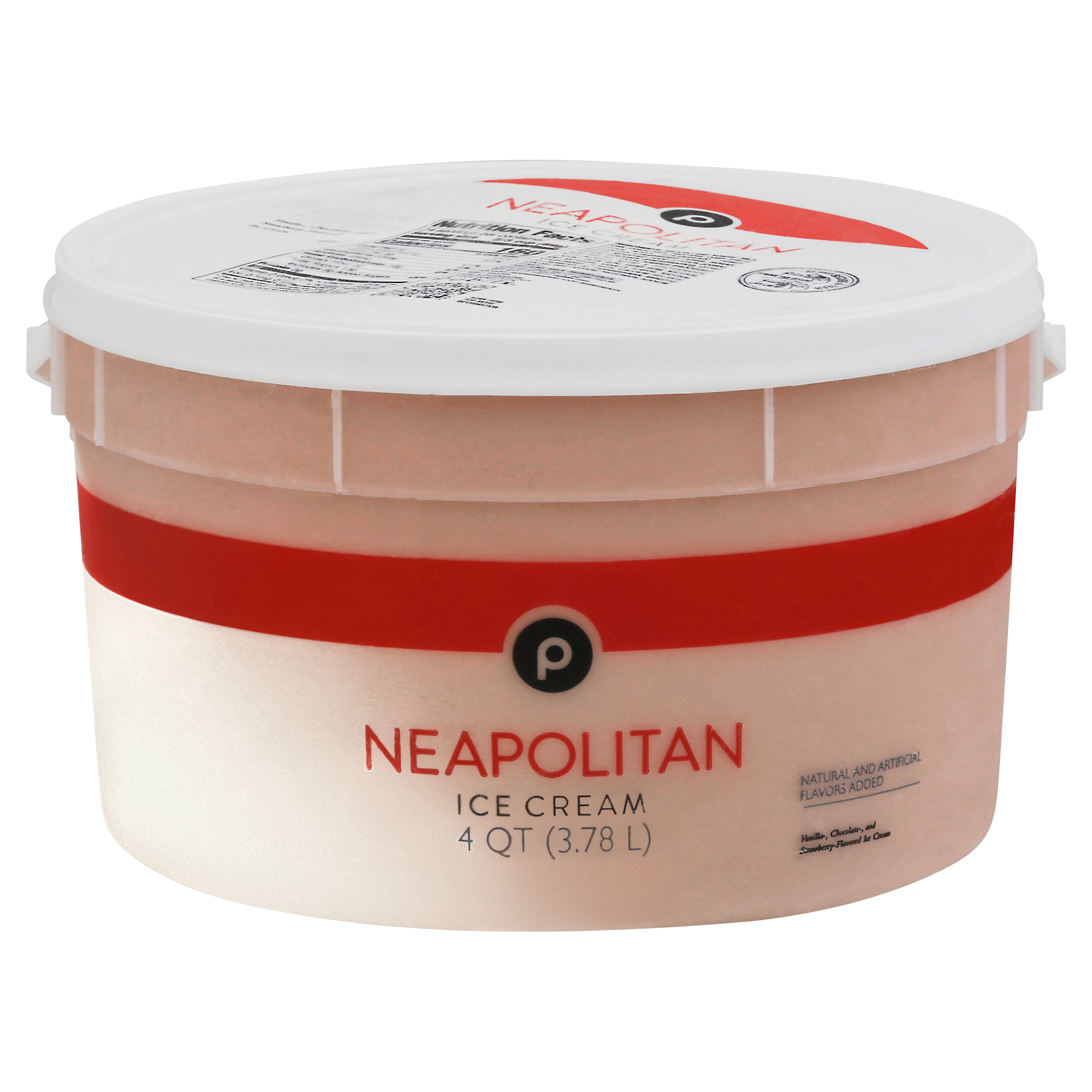 Publix Neapolitan Ice Cream 4 qt