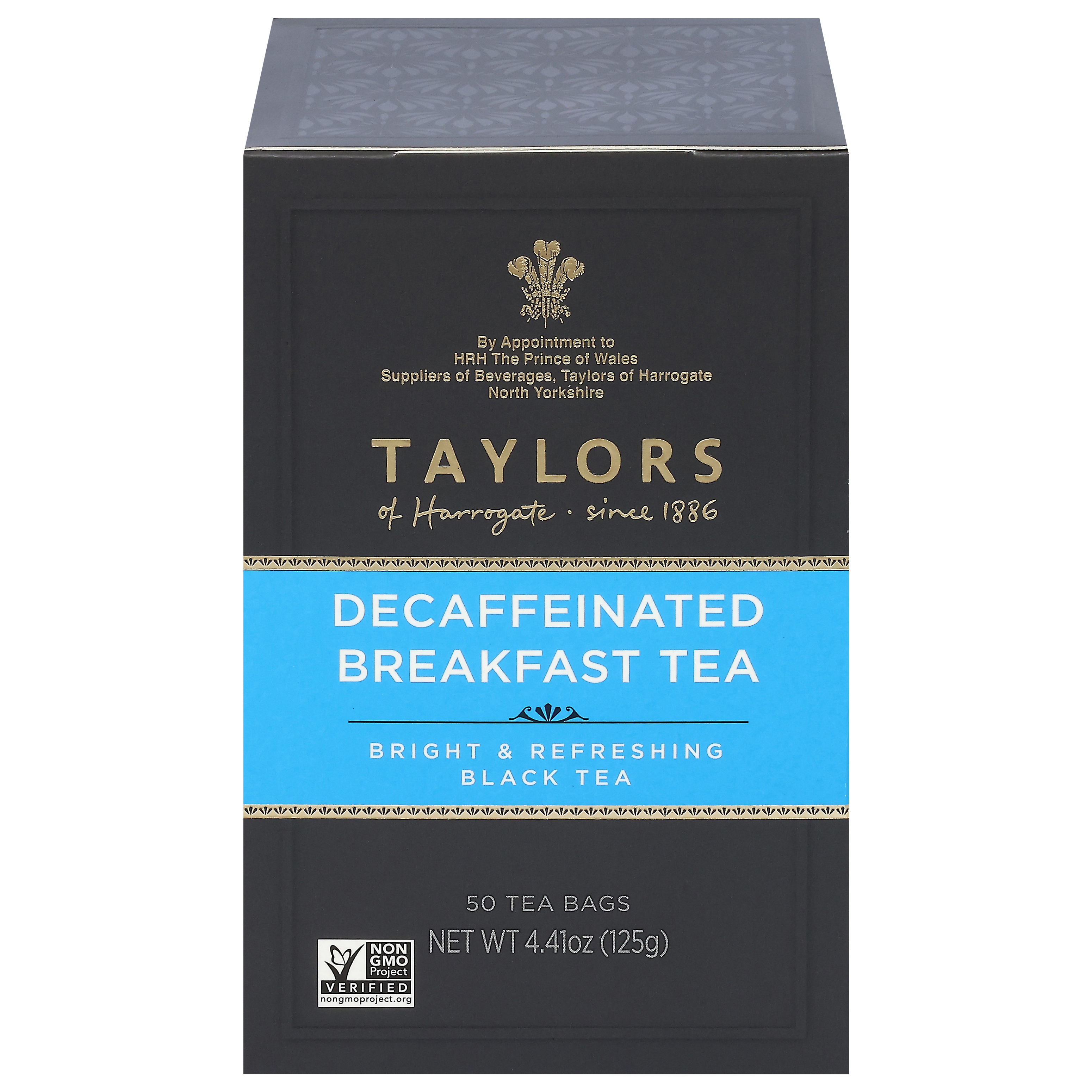 Taylors of Harrogate Decaffeinated Breakfast Tea 50 Tea Bags