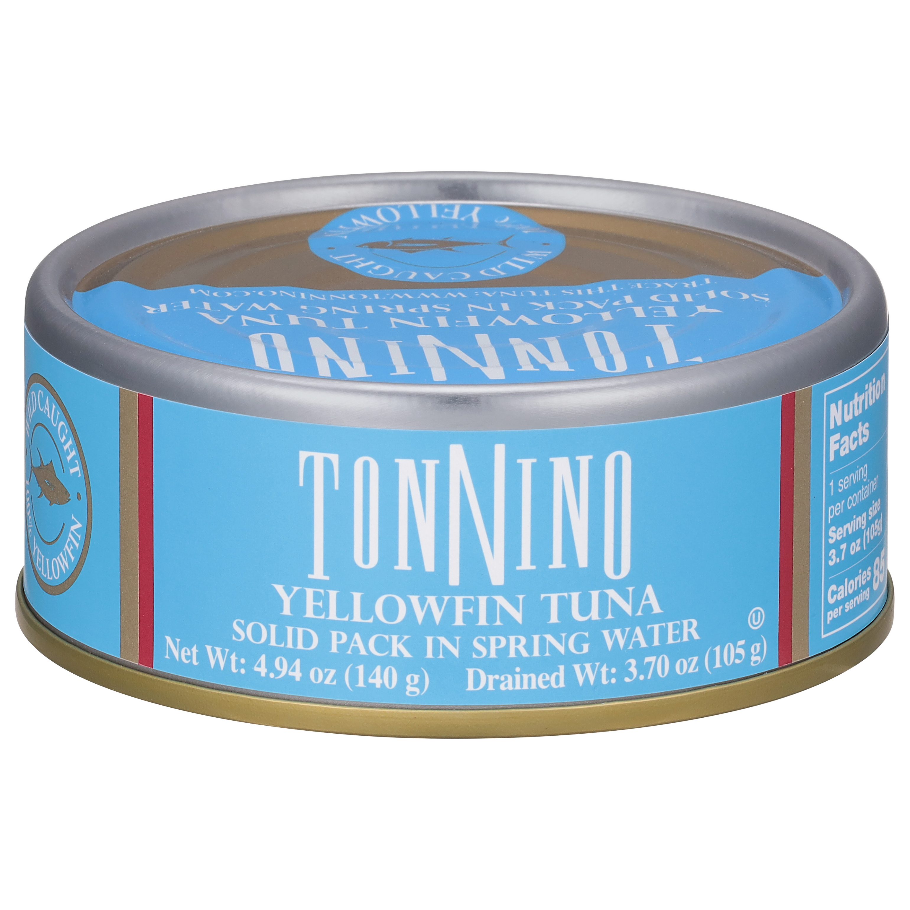 Tonnino Solid in Spring Water Yellowfin Tuna