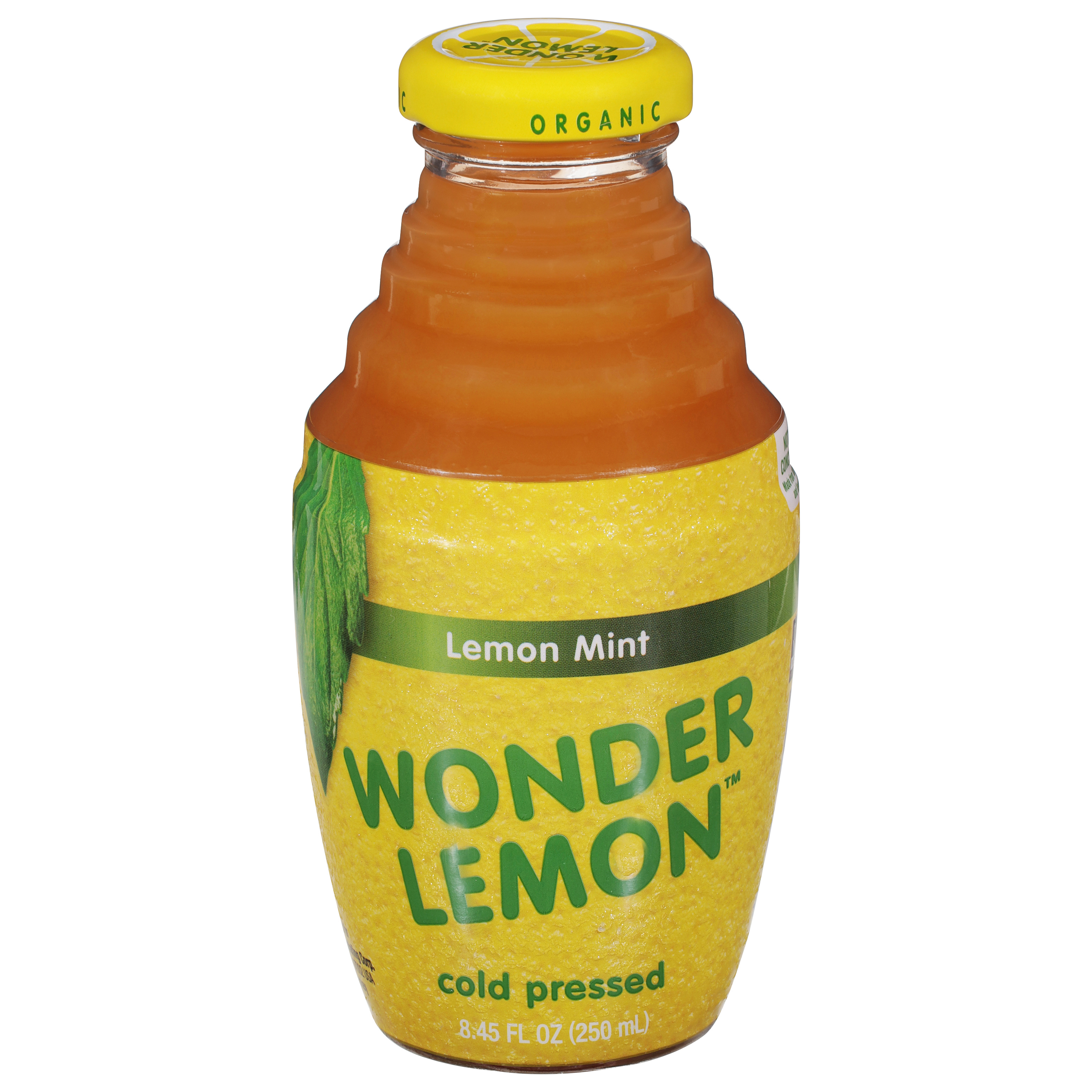 Wonder Melon Cold Pressed Organic Lemon Mint 100% Juice