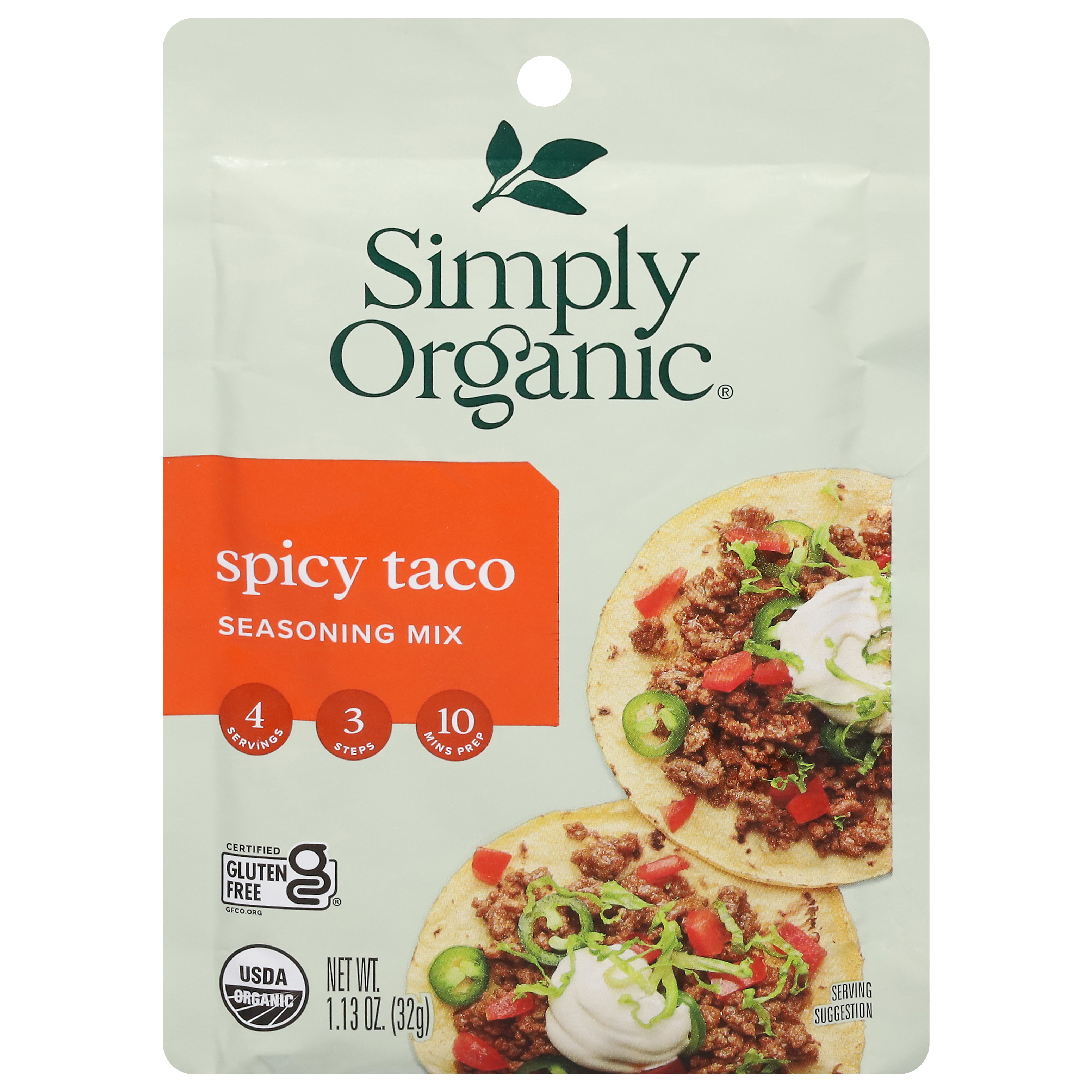 Simply Organic Spicy Taco Seasoning Mix