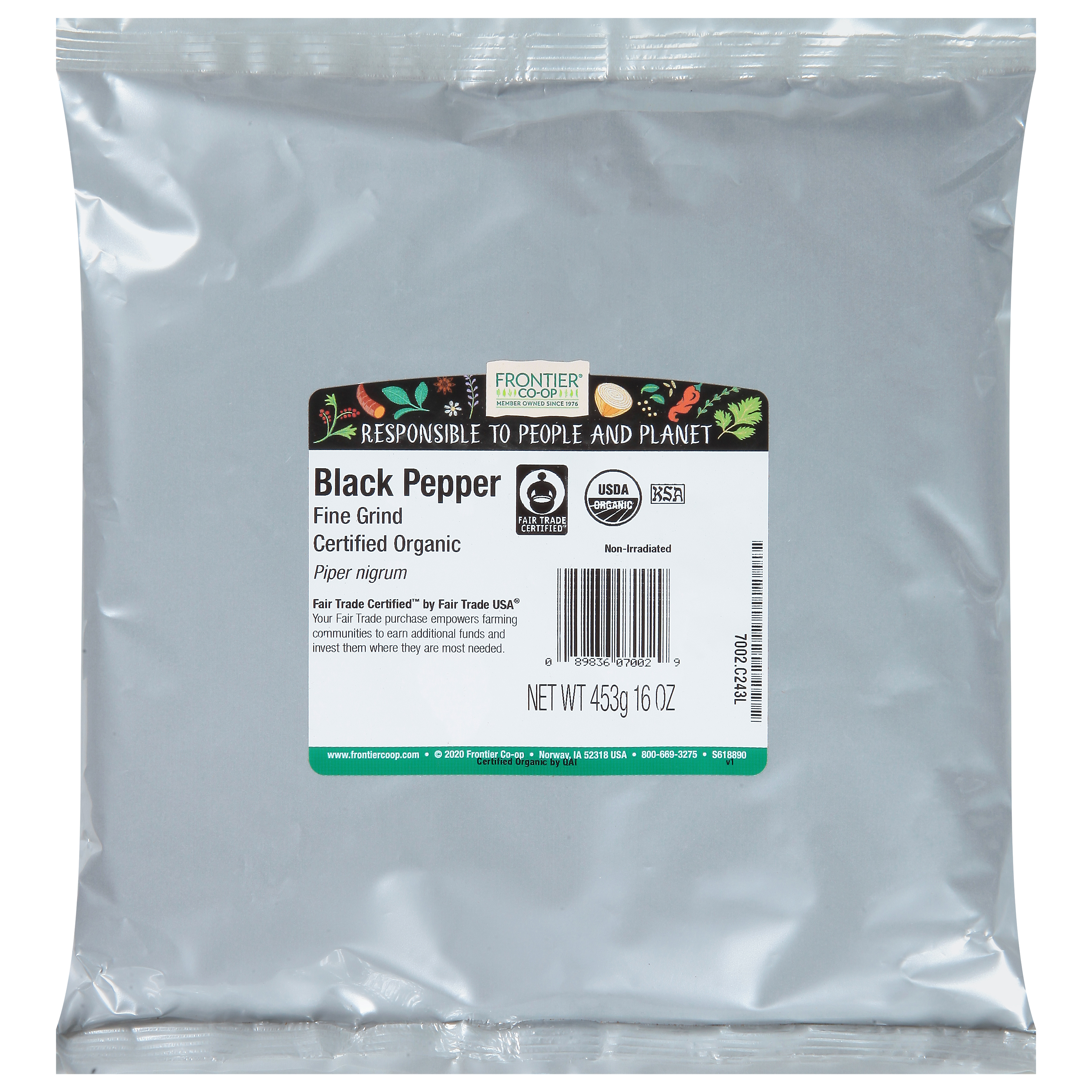Frontier Co-op Fine Grind Black Pepper