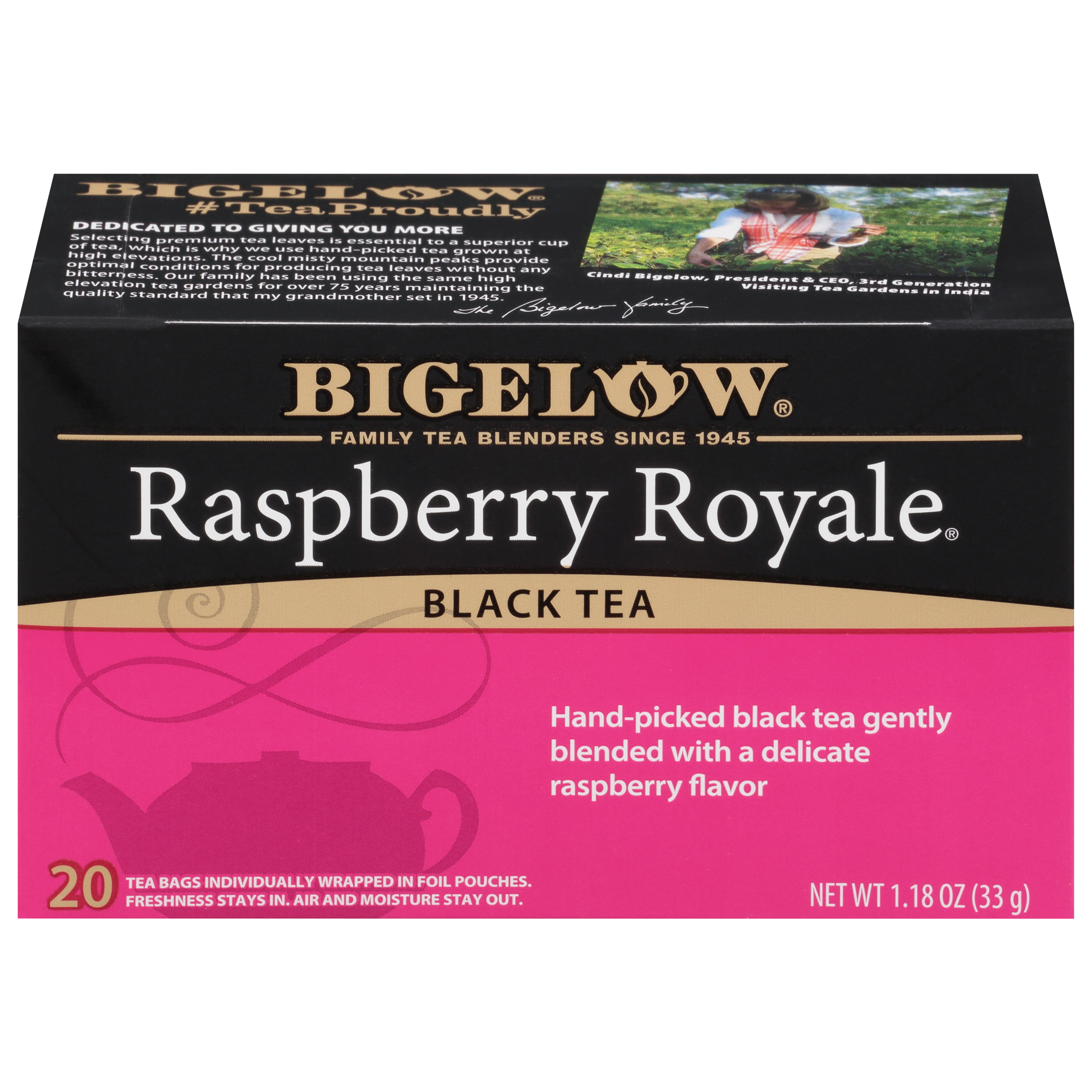 Bigelow Tea Bags Raspberry Royale Black Tea