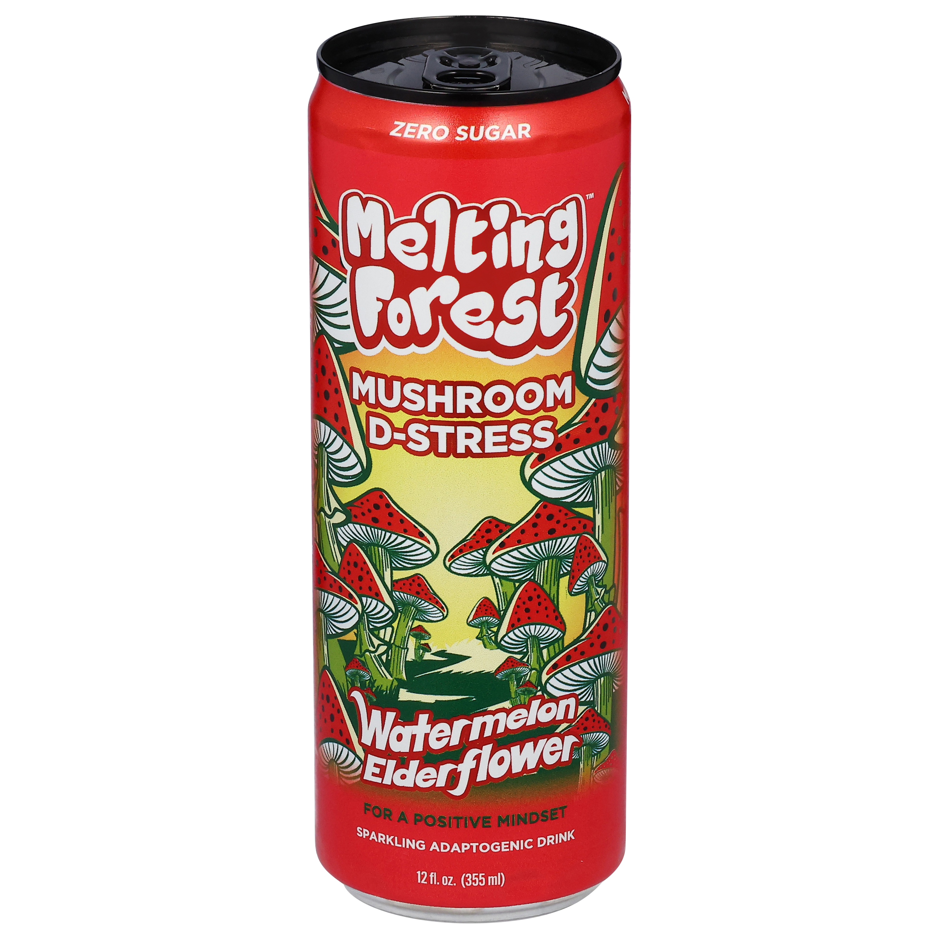 Melting Forest Sparkling Watermelon Elderflower Adaptogenic Drink