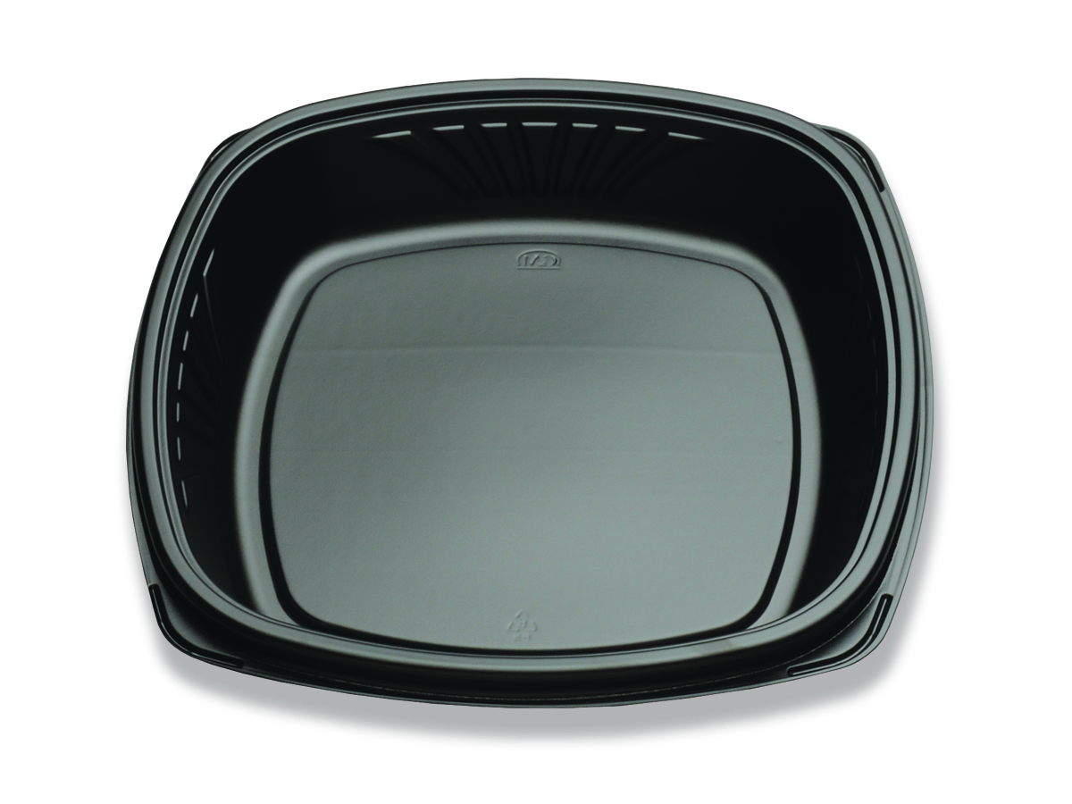 CF723-120-1 12" SQ BLACK TRAY 60/CS