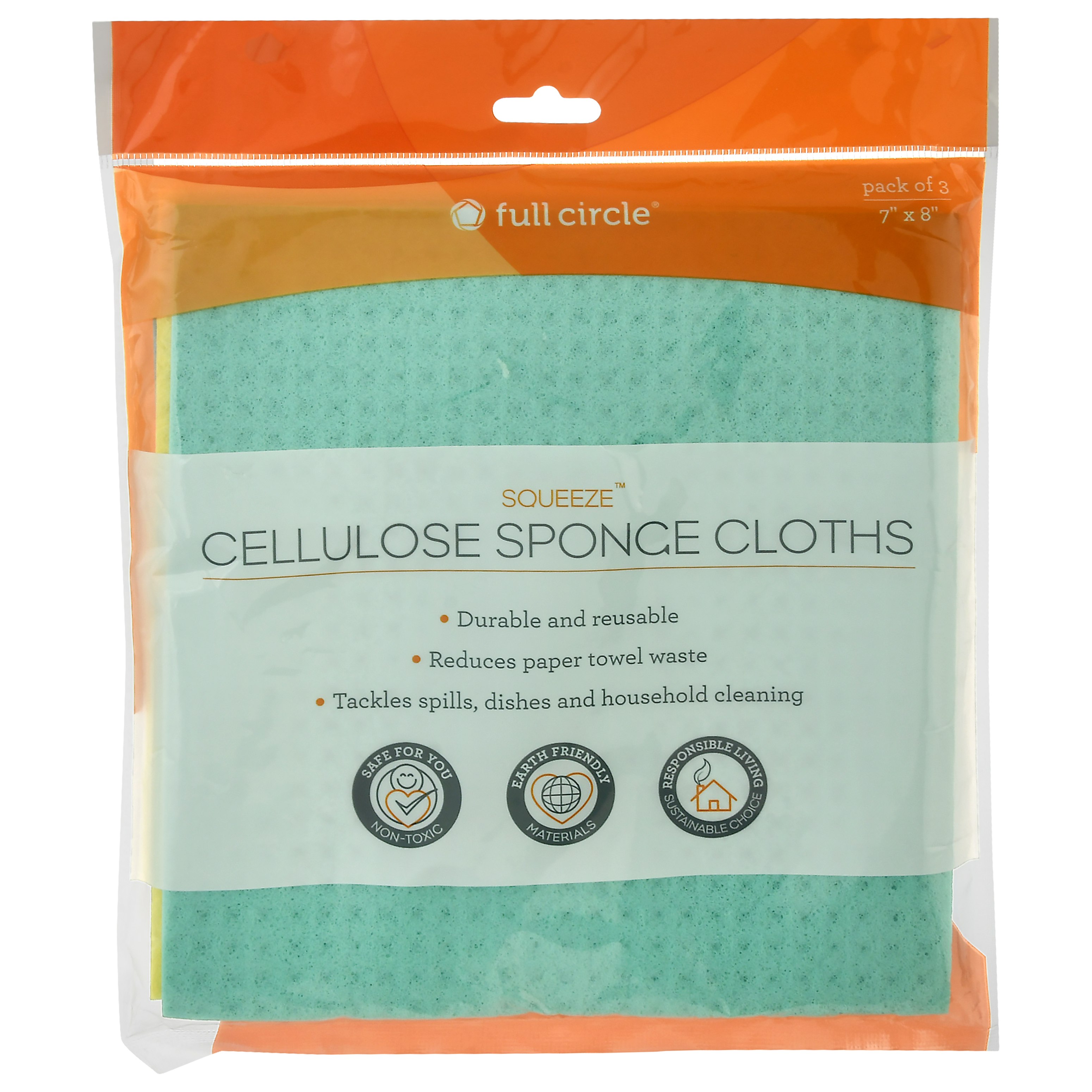 Full Circle Squeeze Cellulose Sponge Cloths