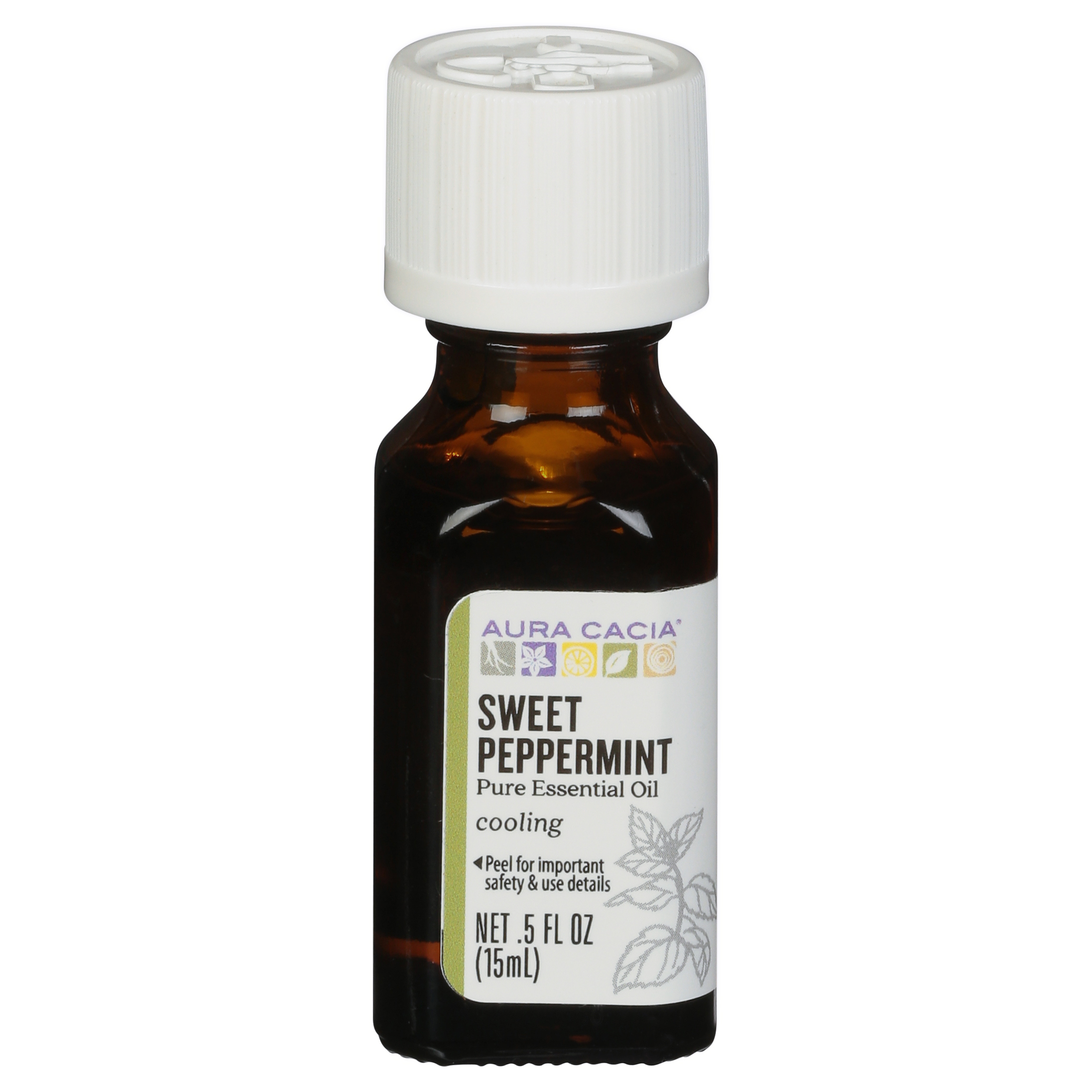 Aura Cacia Cooling Sweet Peppermint Pure Essential Oil