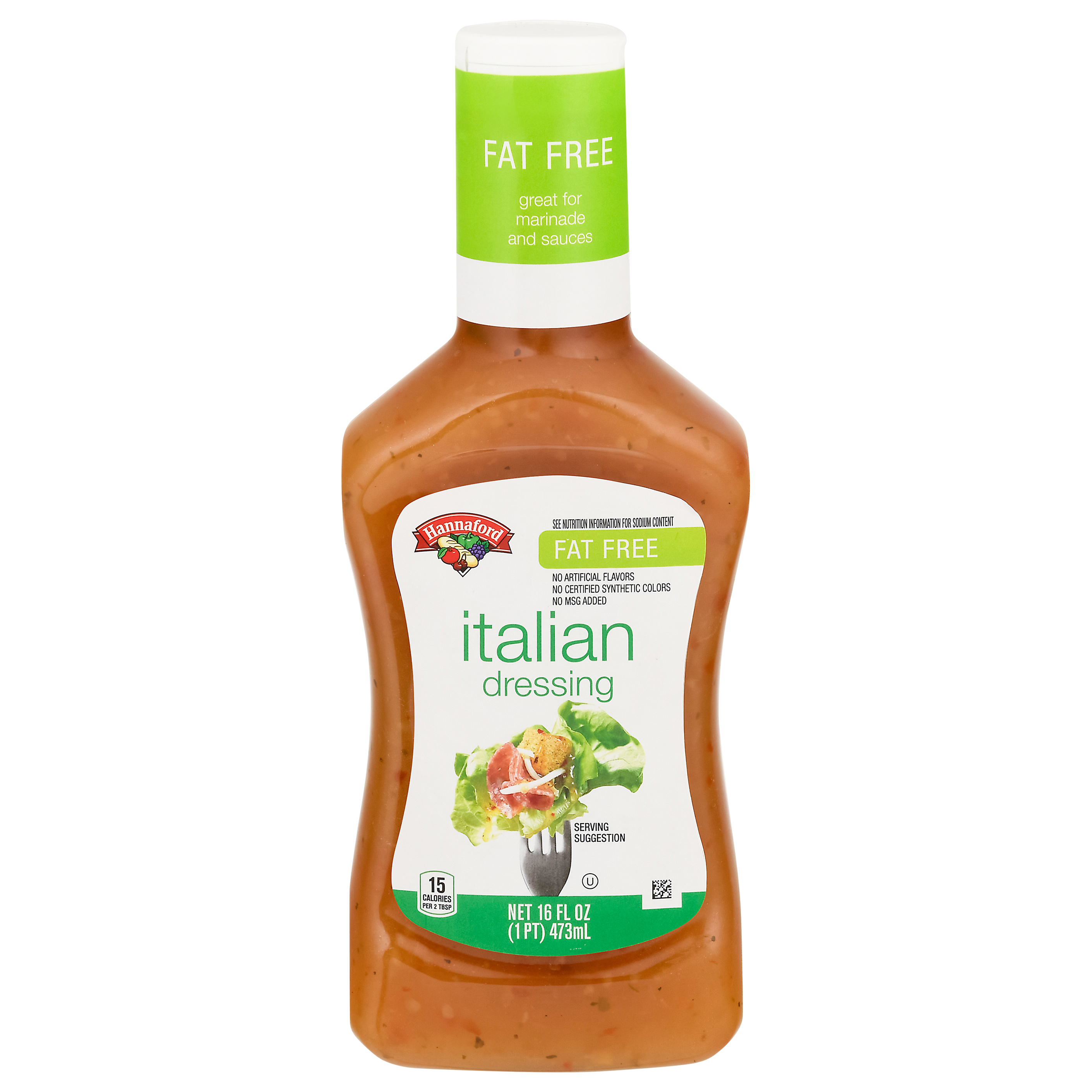 Hannaford Fat Free Italian Dressing 16 fl oz
