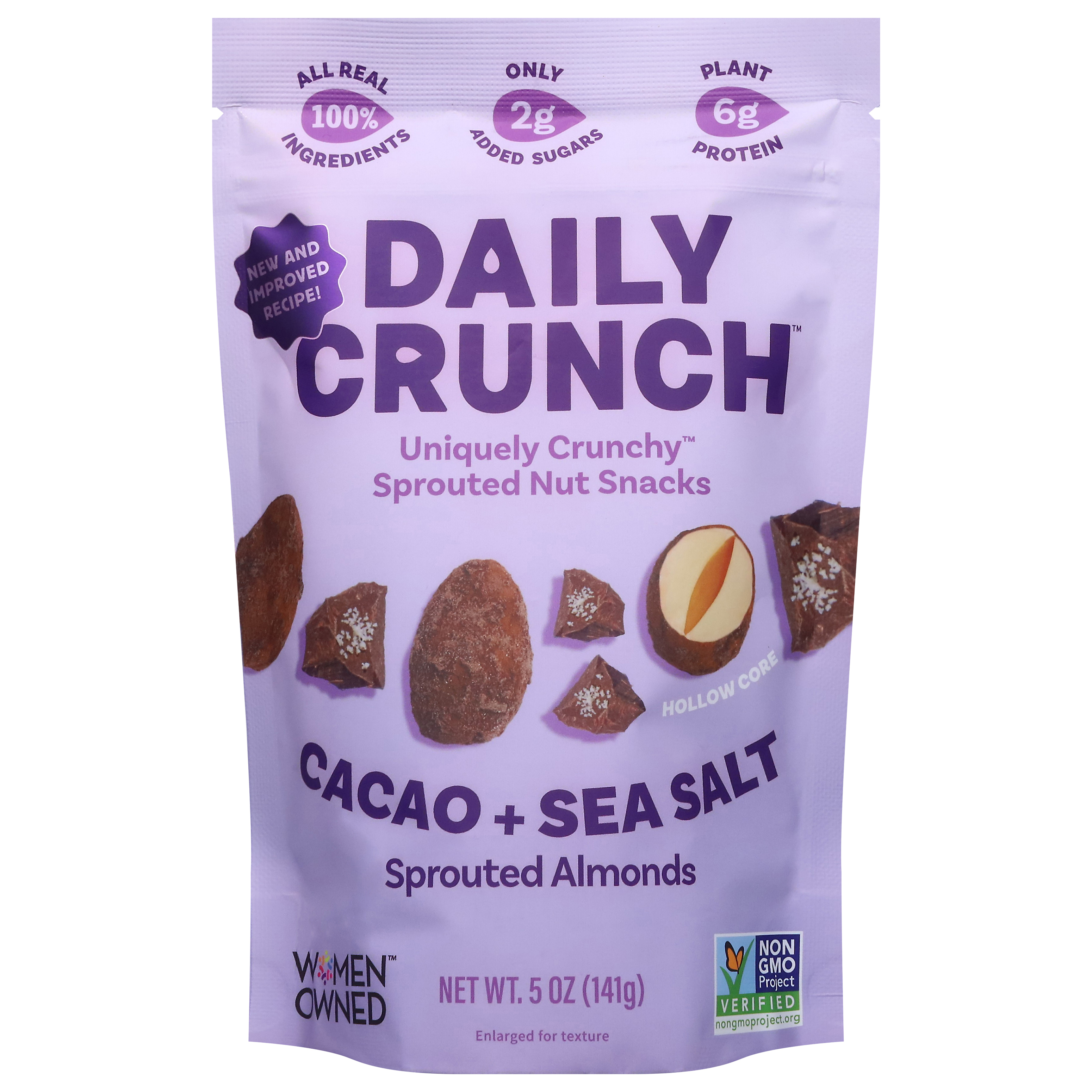 Daily Crunch Cacao + Sea Salt Sprouted Almonds