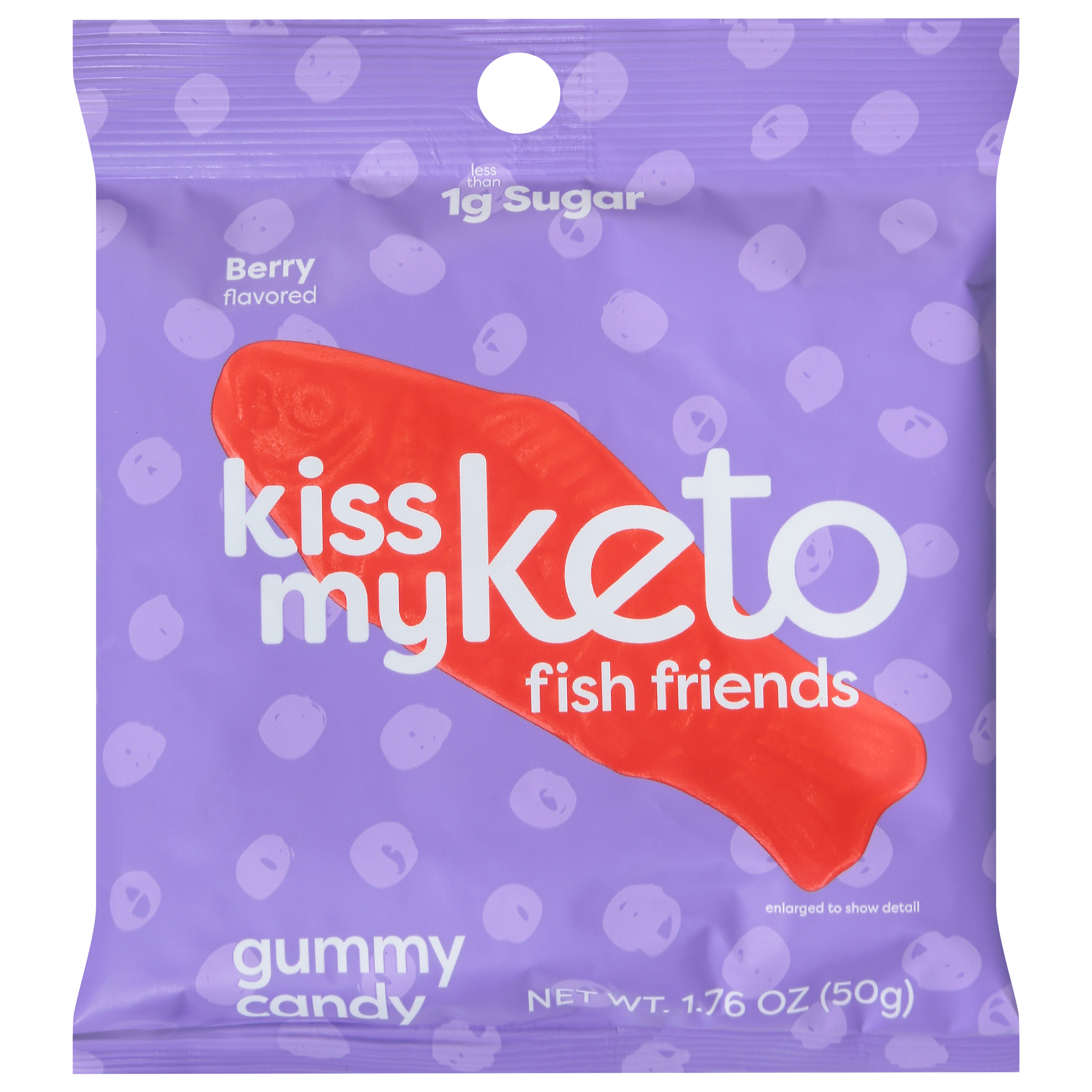 Kiss My Keto Fish Friends Berry Flavored Gummy Candy