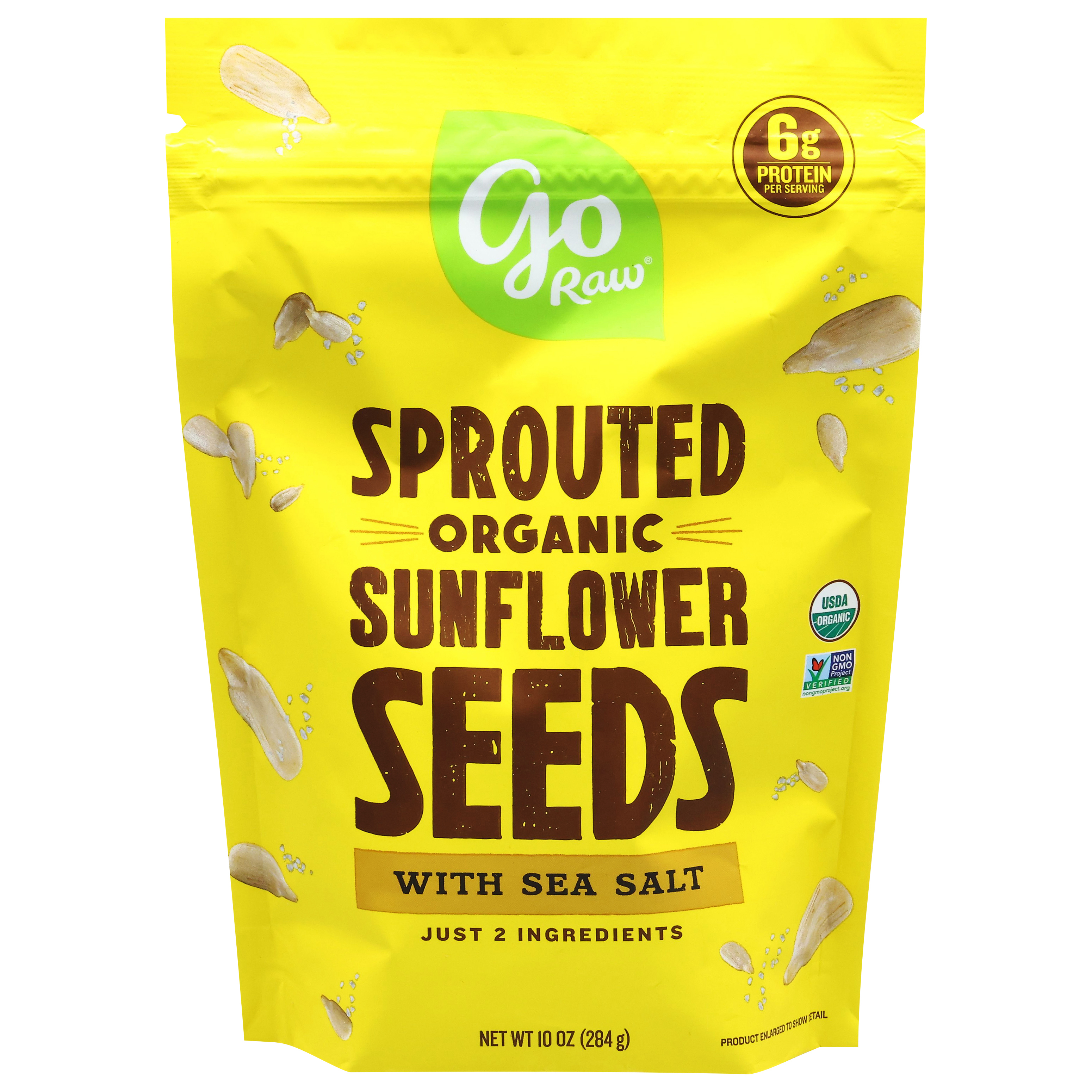 Go Raw Organic Sprouted Sunflower Seeds with Sea Salt