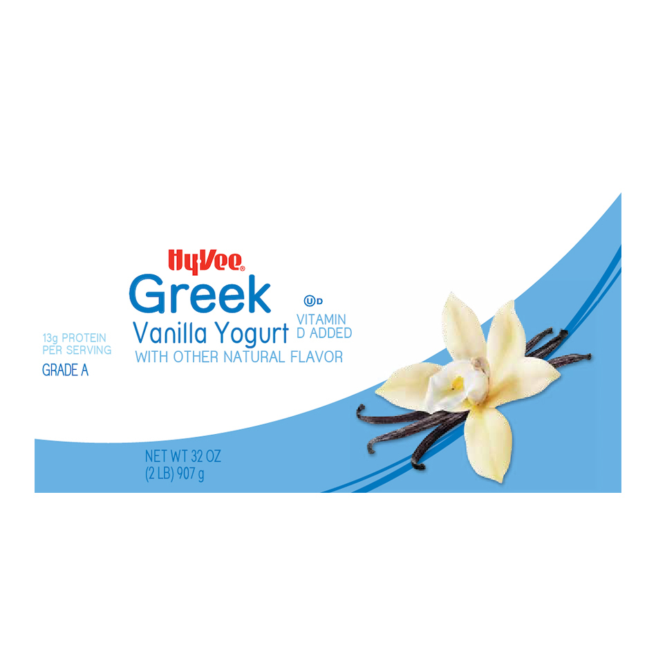 HyVee Vanilla Greek Yogurt 32 oz