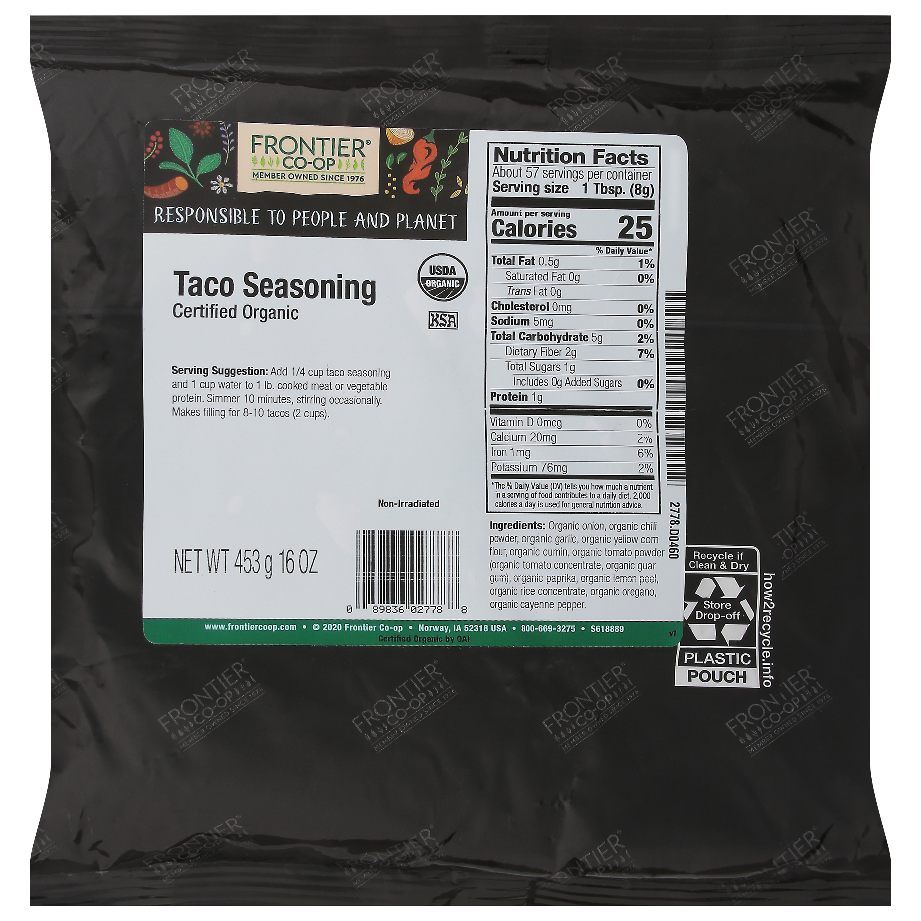 Frontier Co-op Taco Seasoning