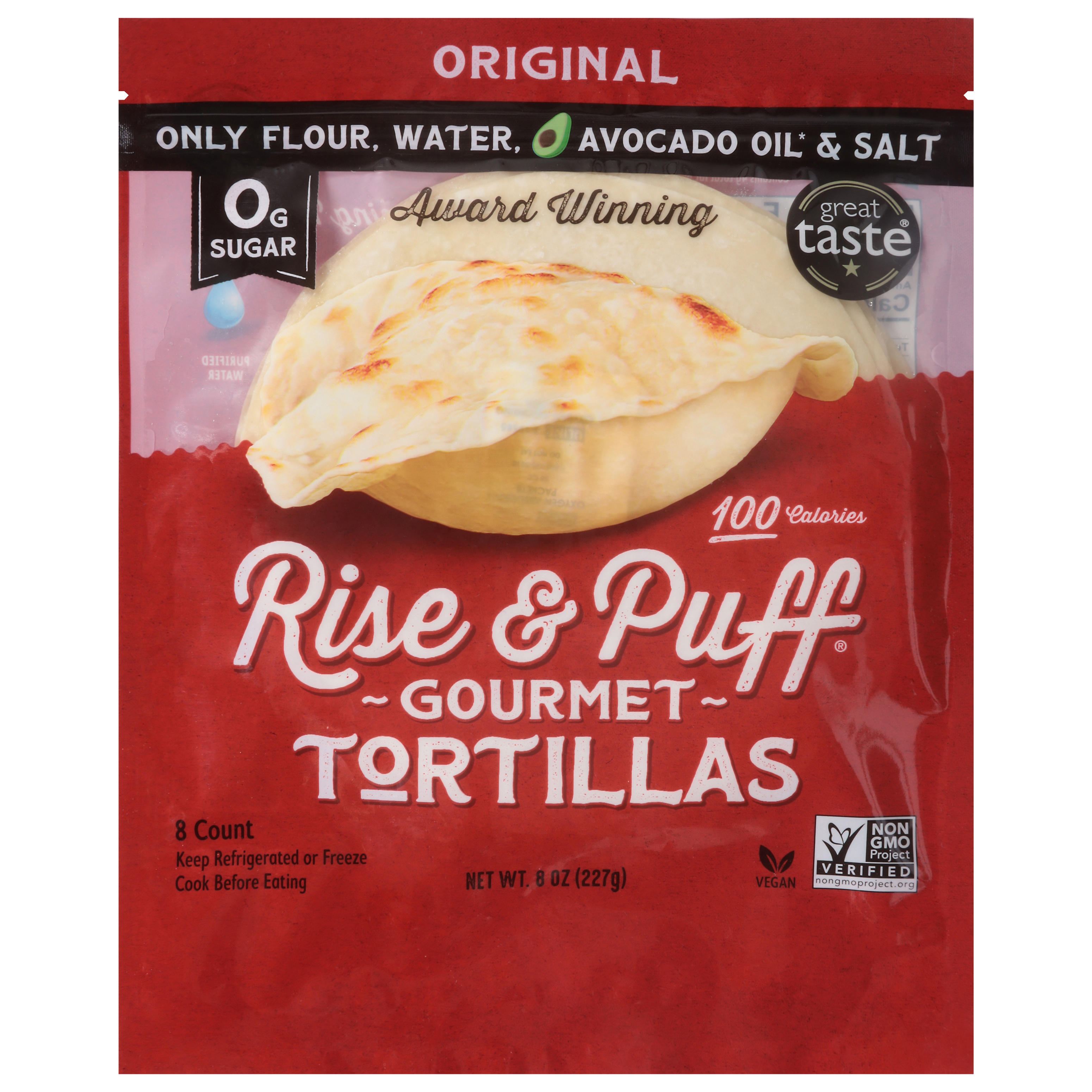 Rise & Puff Gourmet Original Tortillas