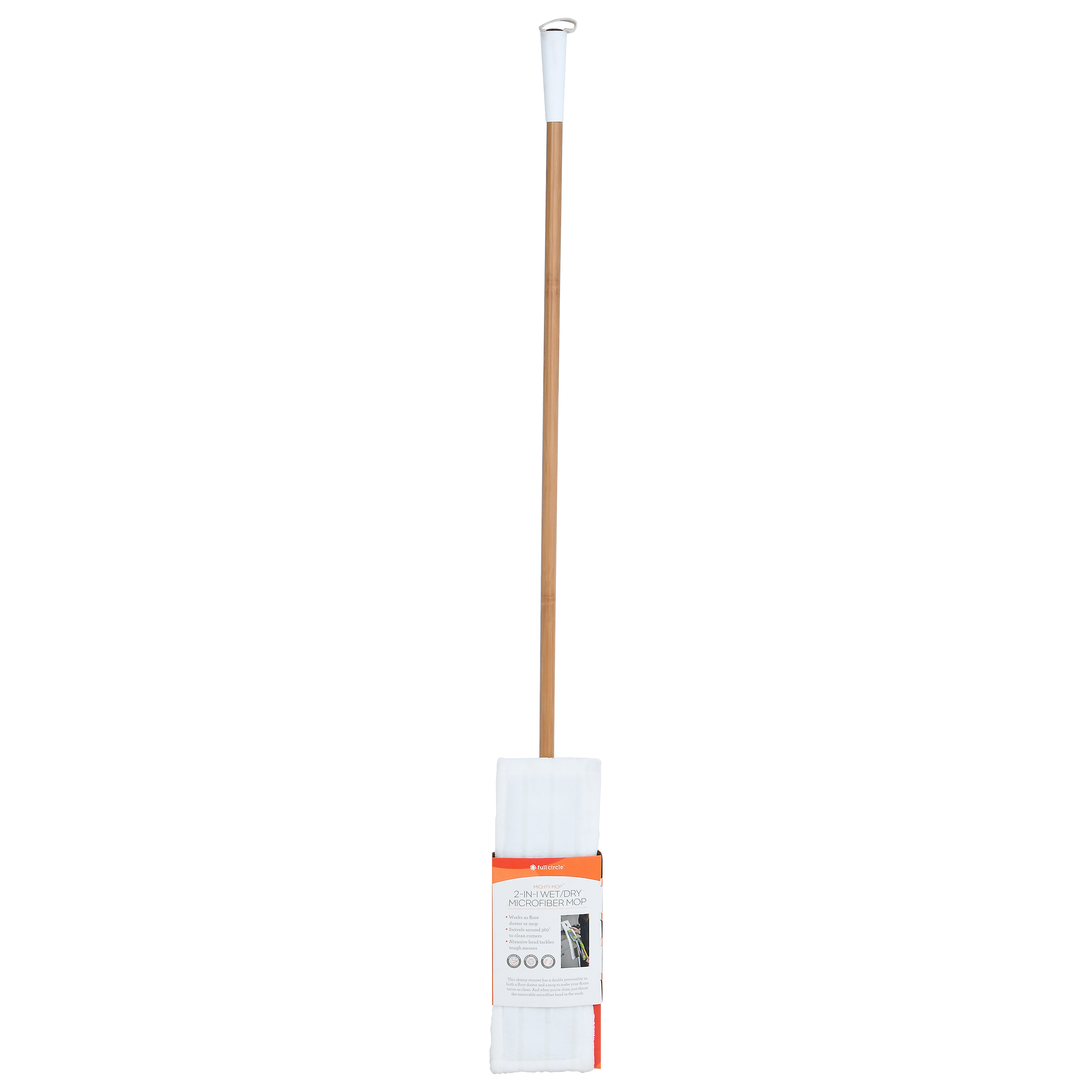 Full Circle Mighty Mop Wet/Dry 2-in-1 Microfiber Mop