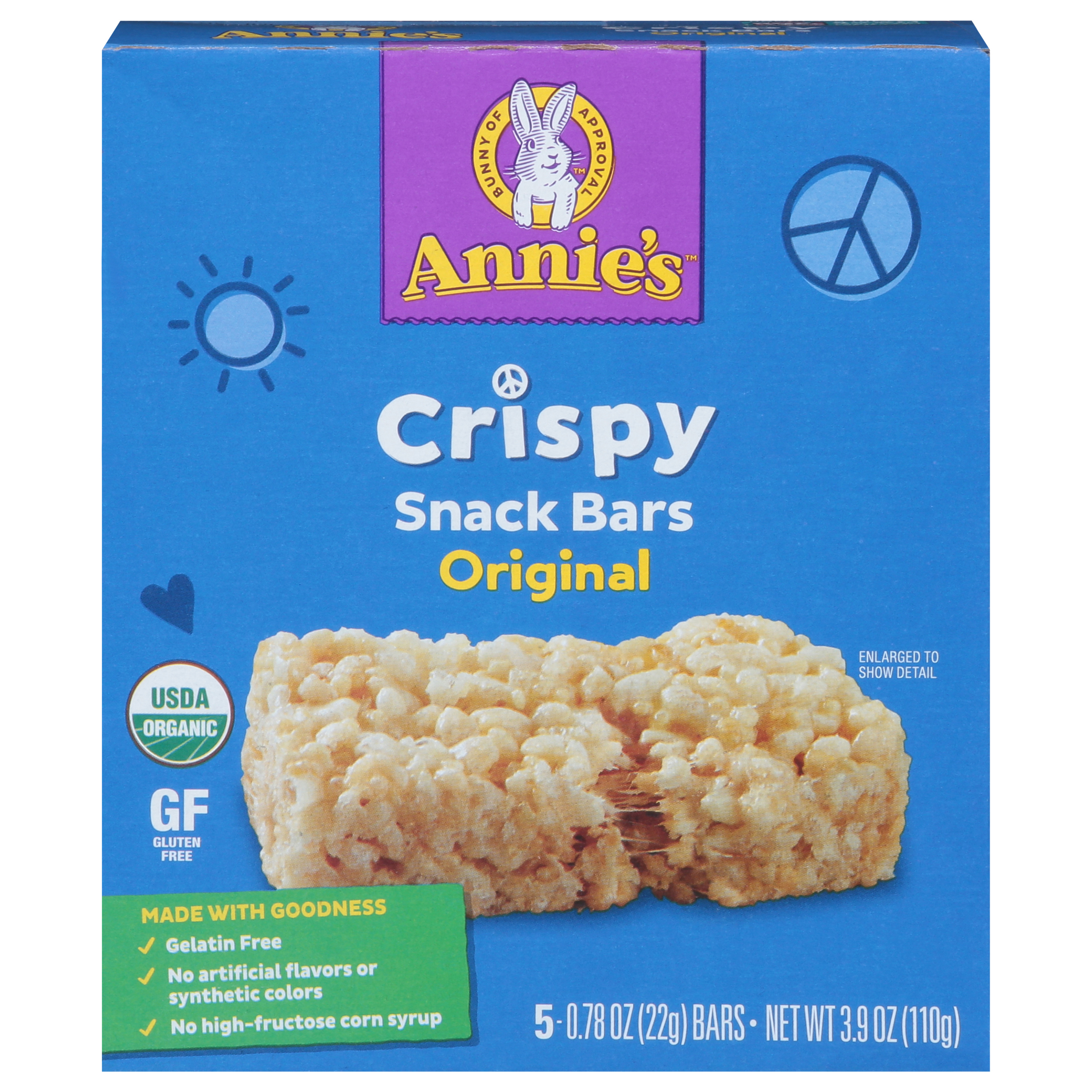 Annie's Crispy Original Snack Bars