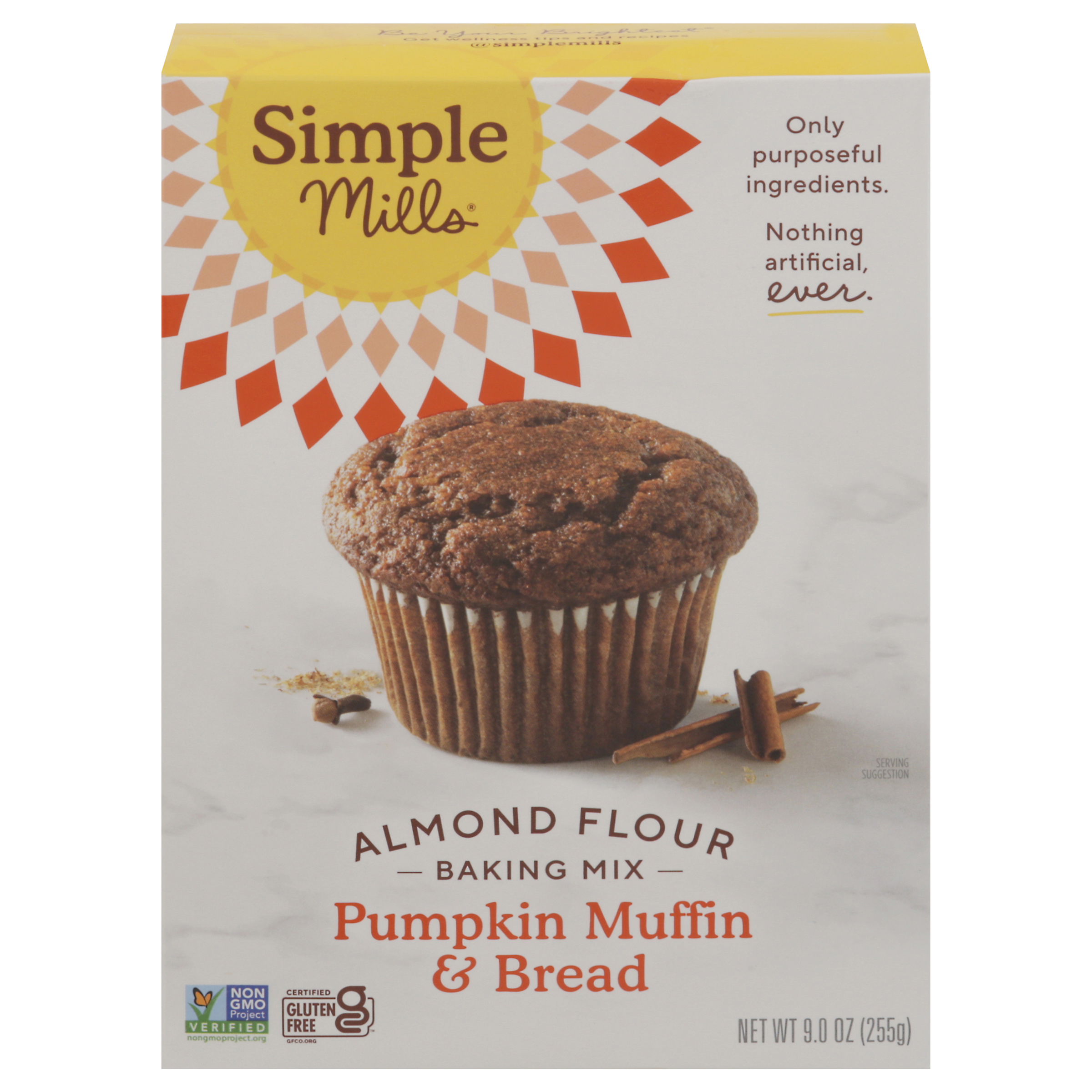 Simple Mills Pumpkin Muffin & Bread Almond Flour Baking Mix