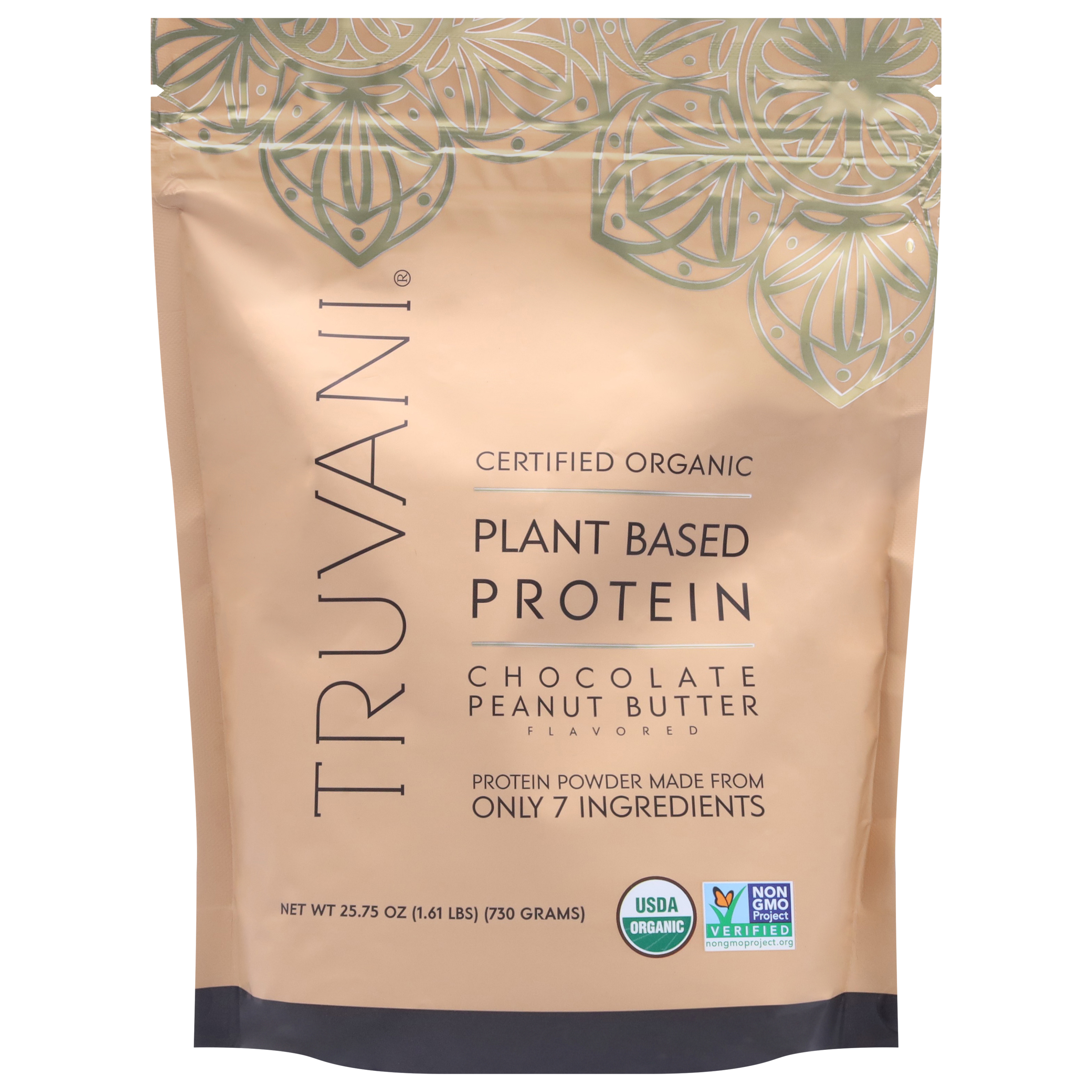Truvani Plant Based Chocolate Peanut Butter Protein Powder