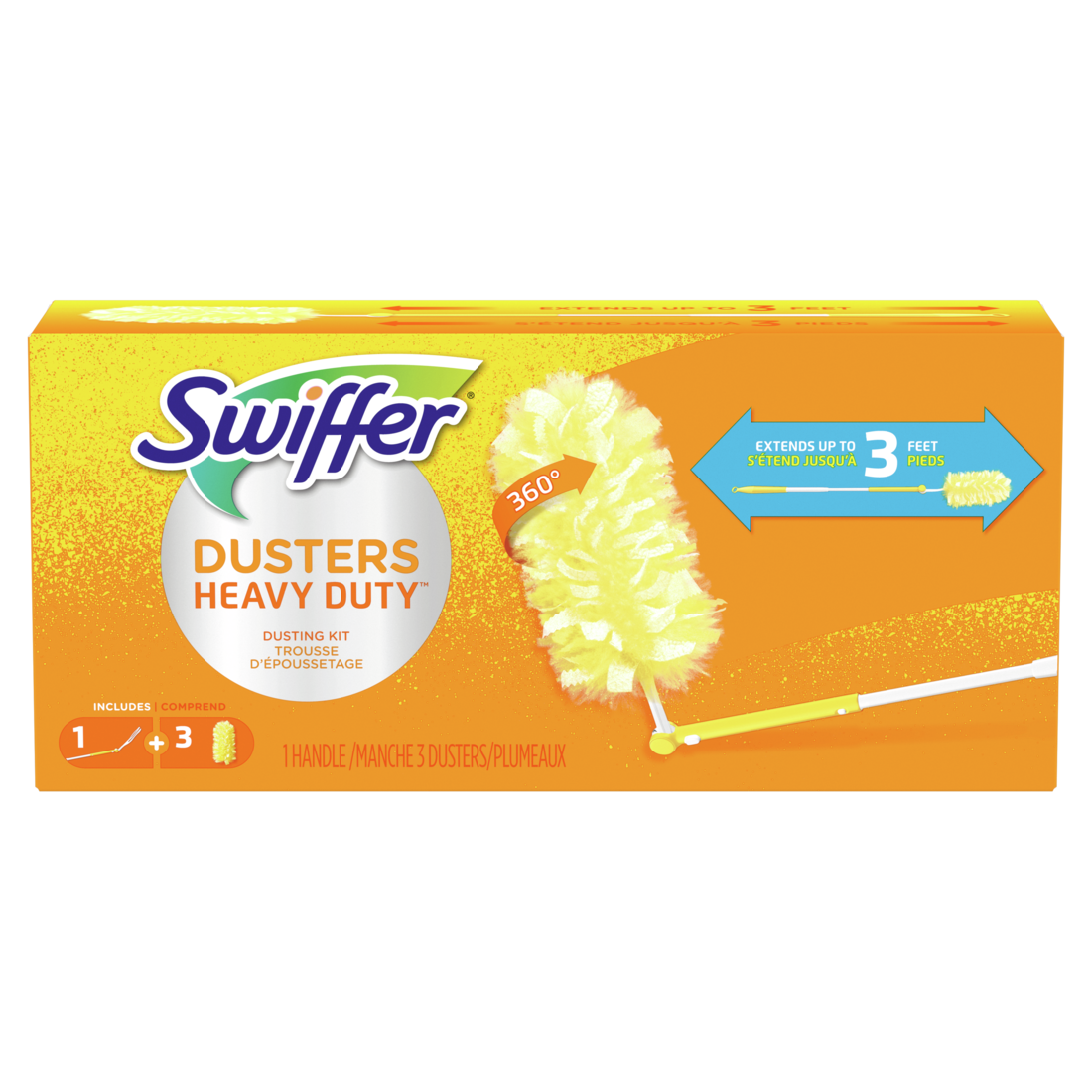 SWIFFER DUSTER 6/CS EXTENDABLE 1HANDLE/3DUSTERS