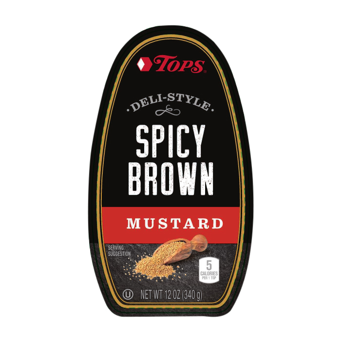 Tops DeliStyle Spicy Brown Mustard 12 oz