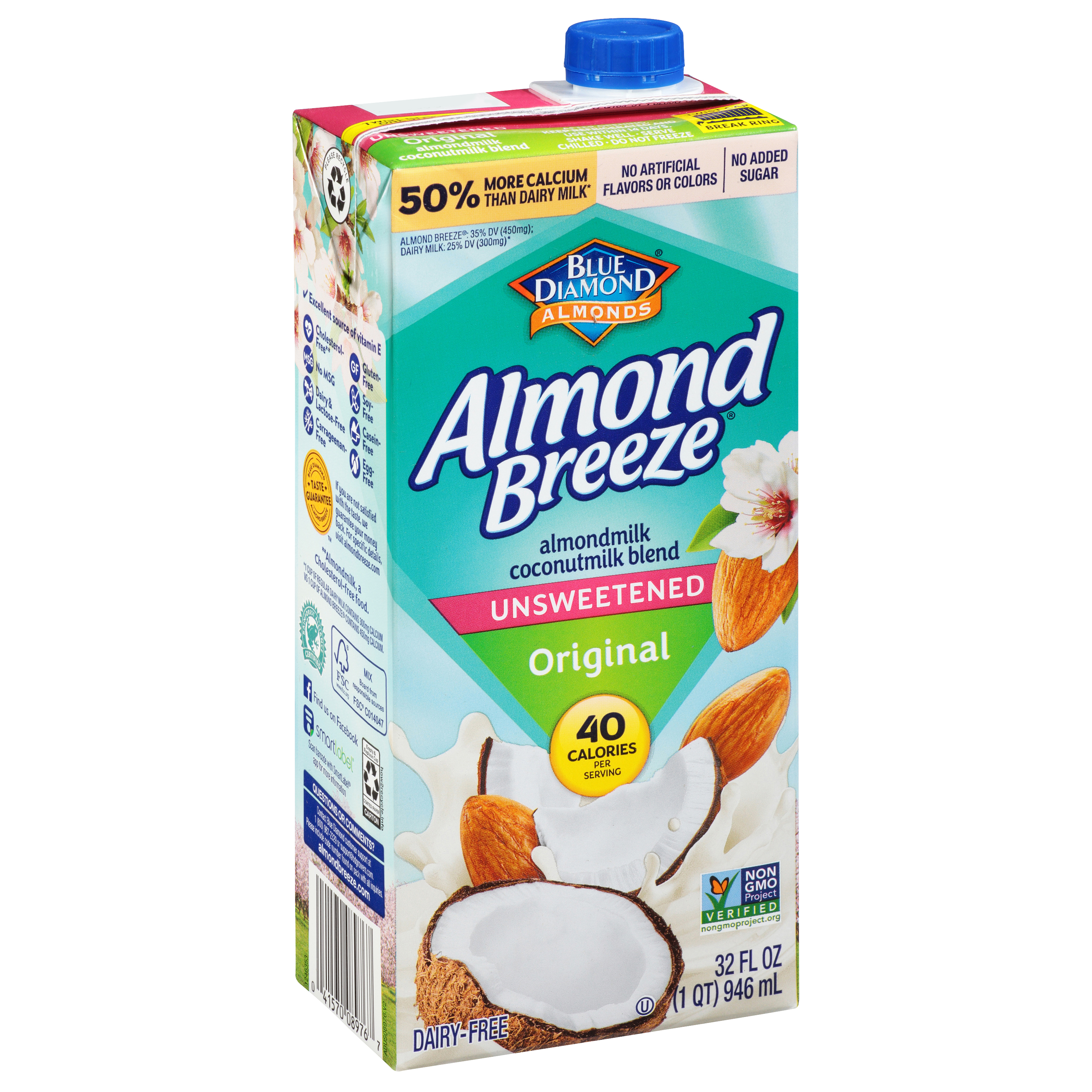 Almond Breeze Unsweetened Original Almond Beverage