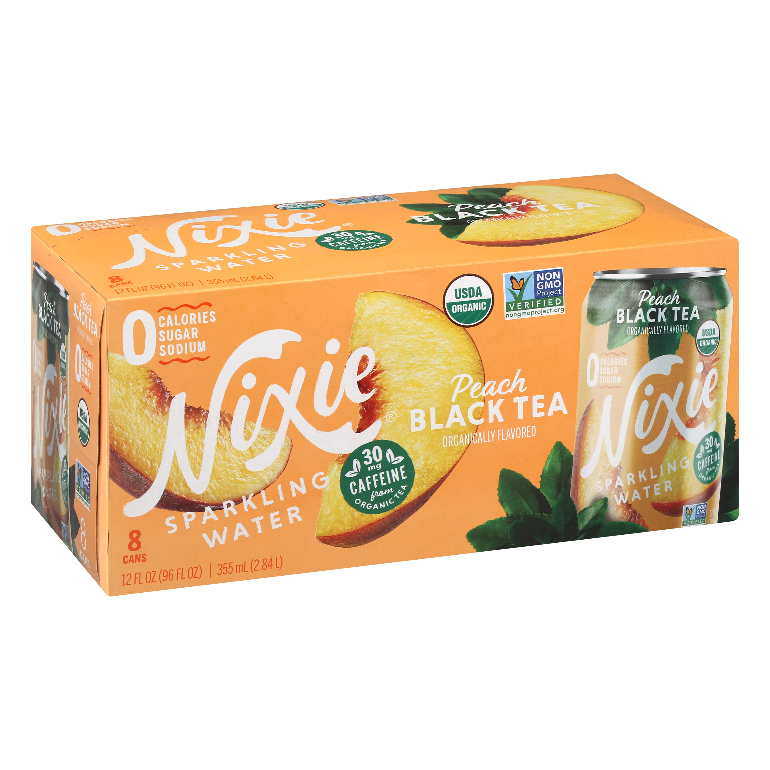 Nixie Peach Black Tea Sparkling Water