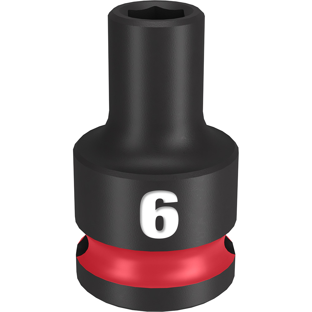 SHOCKWAVE Impact Duty 3/8" Drive 6MM Standard 6 Point Socket