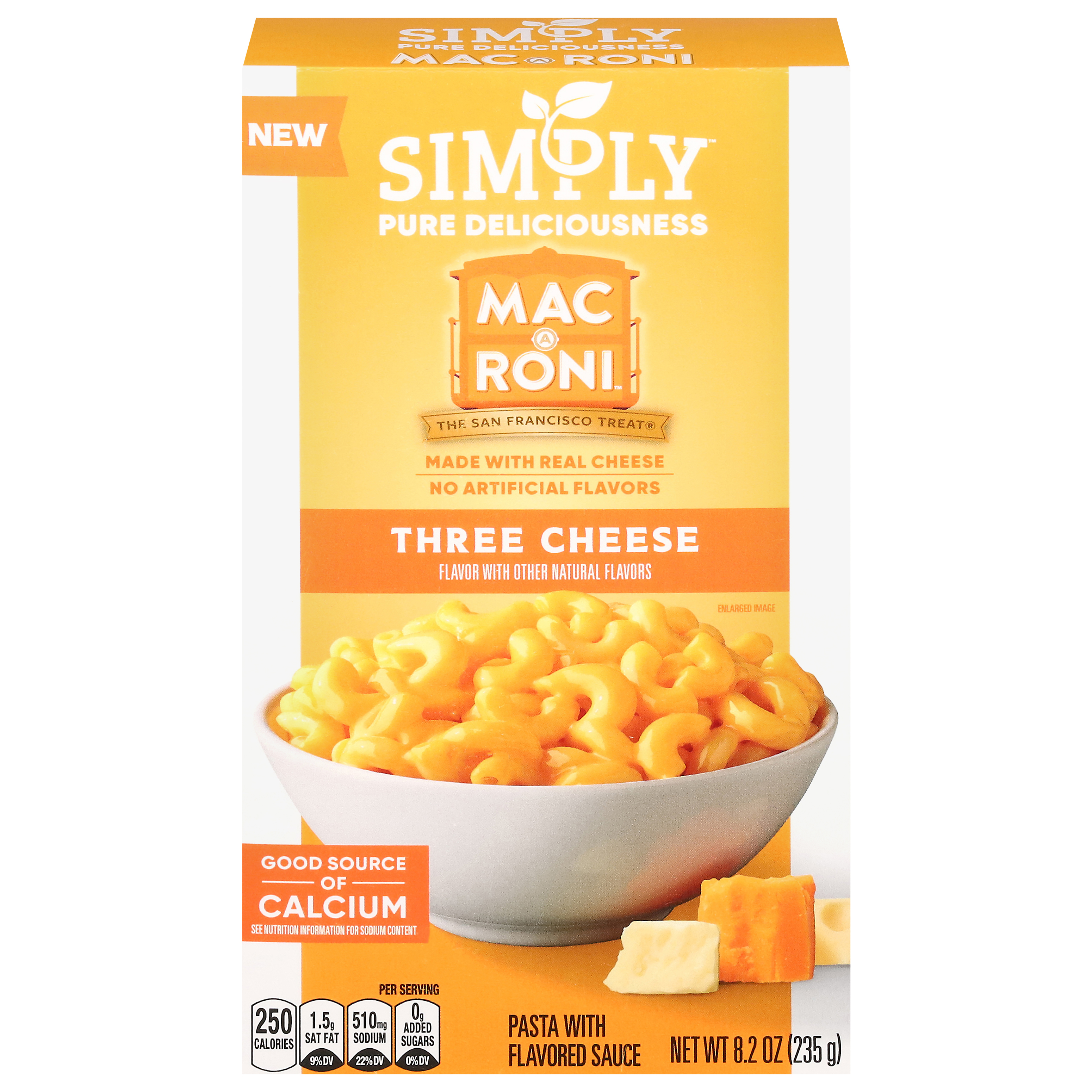Simply Three Cheese Flavor Pasta with Flavored Sauce