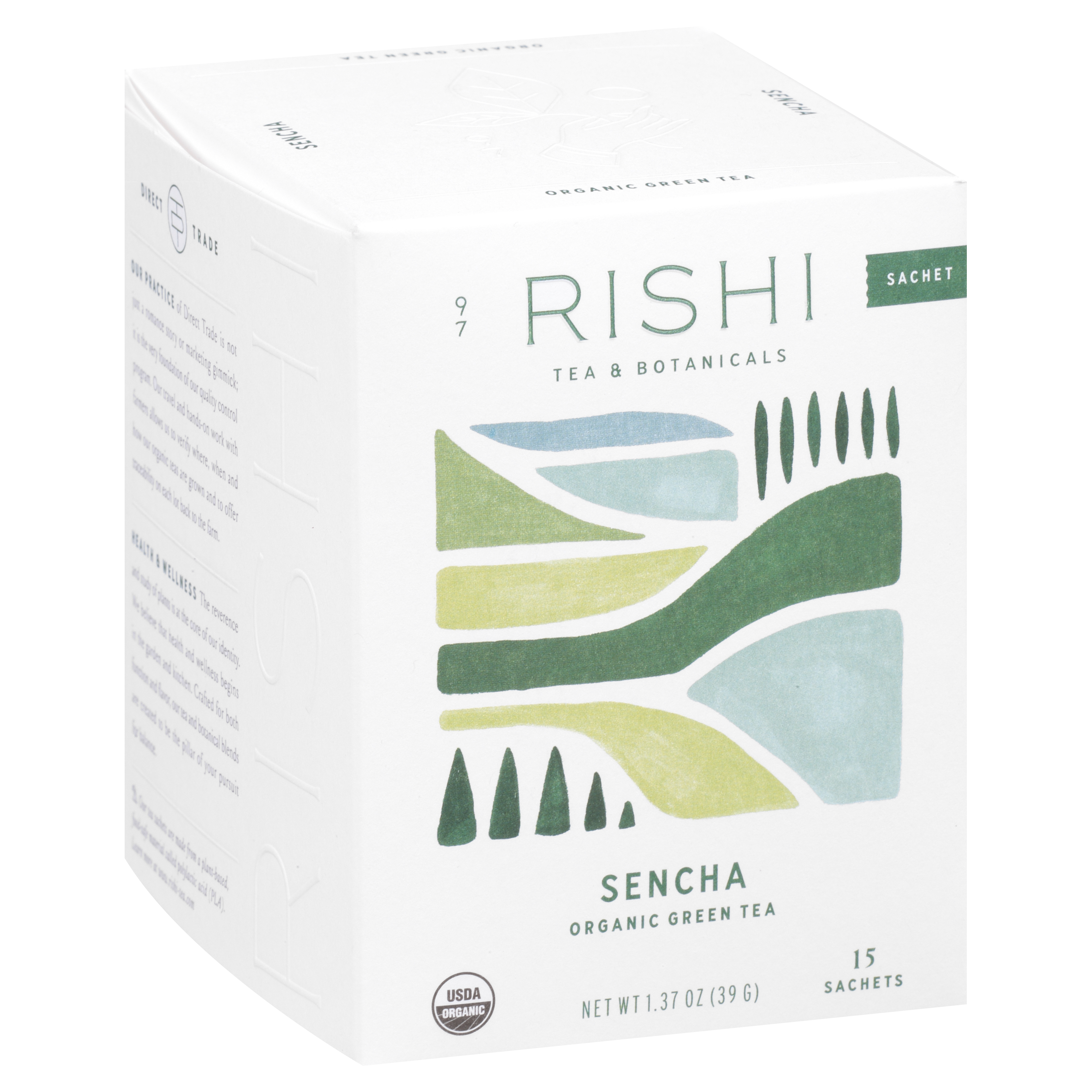 Rishi Organic Sachets Sencha Green Tea