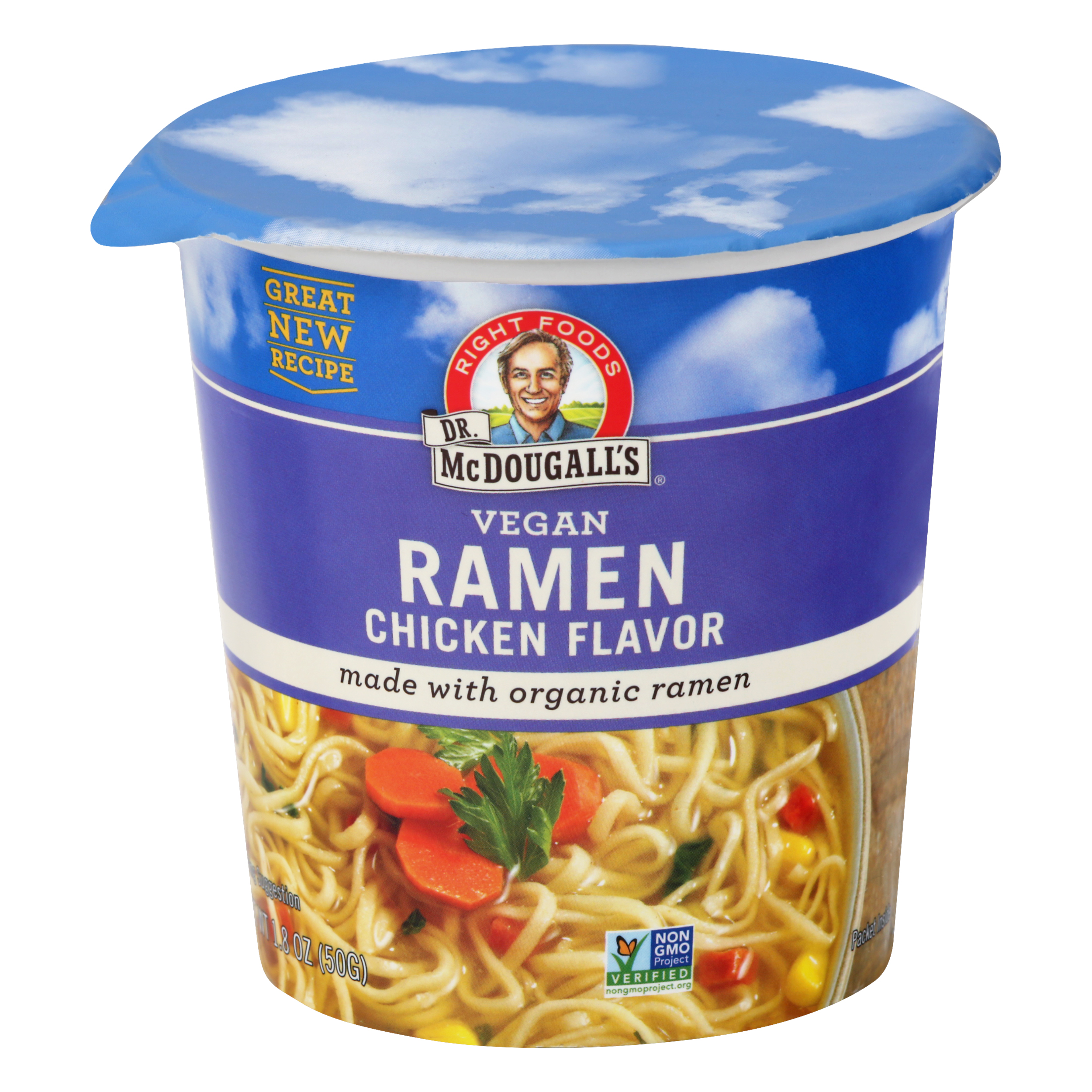 Dr McDougalls Vegan Chicken Flavor Ramen