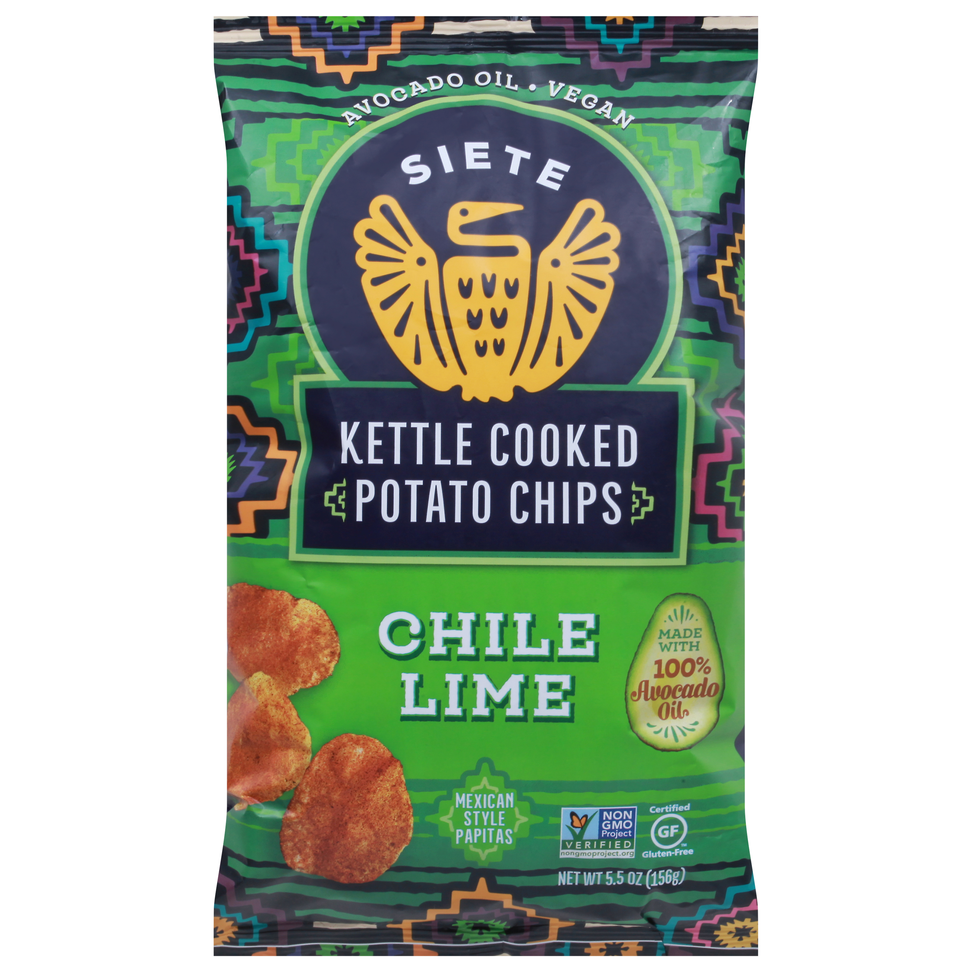 Siete Kettle Cooked Chile Lime Potato Chips