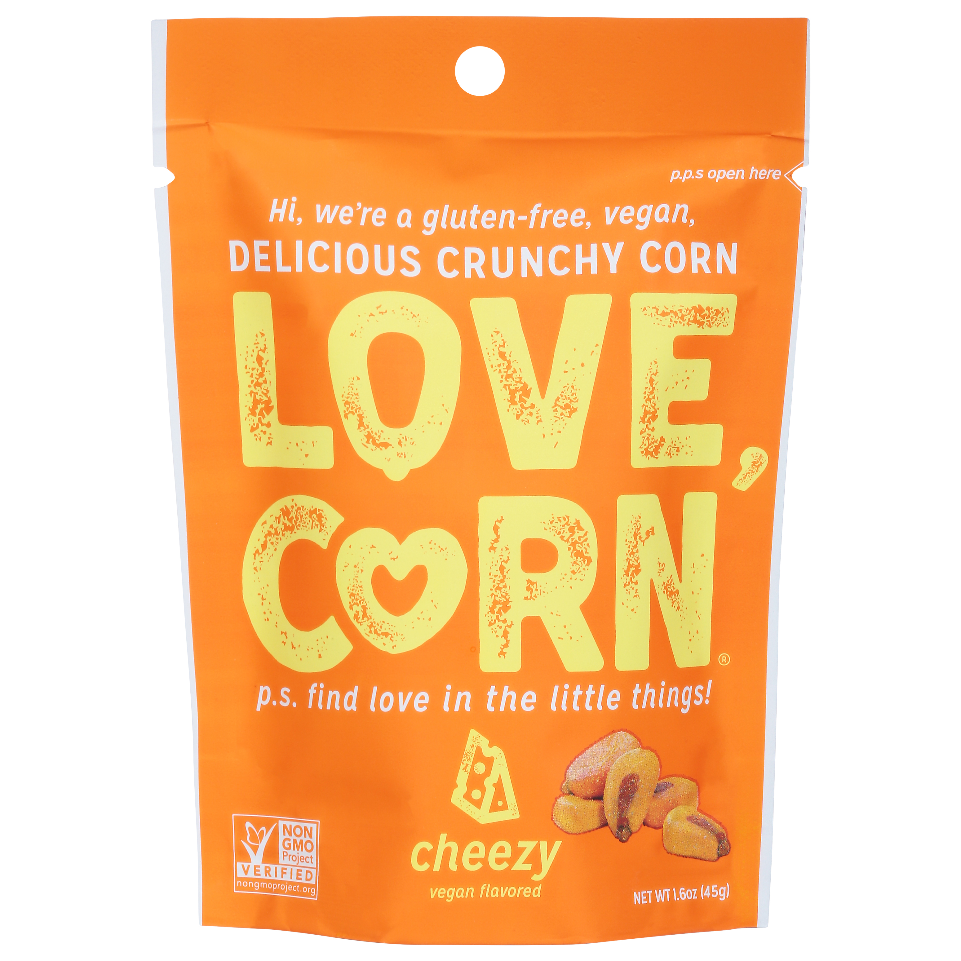 Love, Corn Cheezy Corn