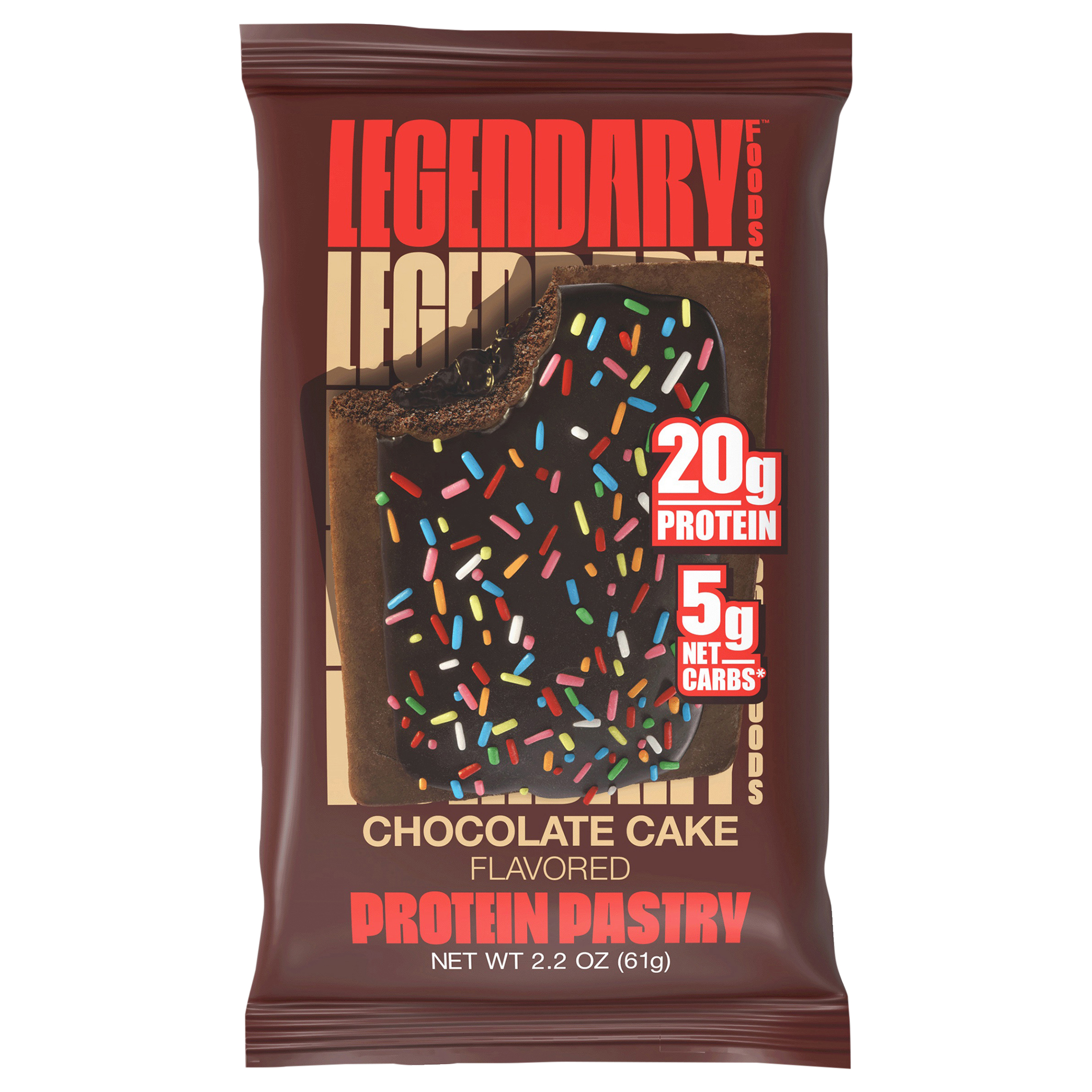 Protein Pastry - Chocolate Cake, 2.2 oz Pastry