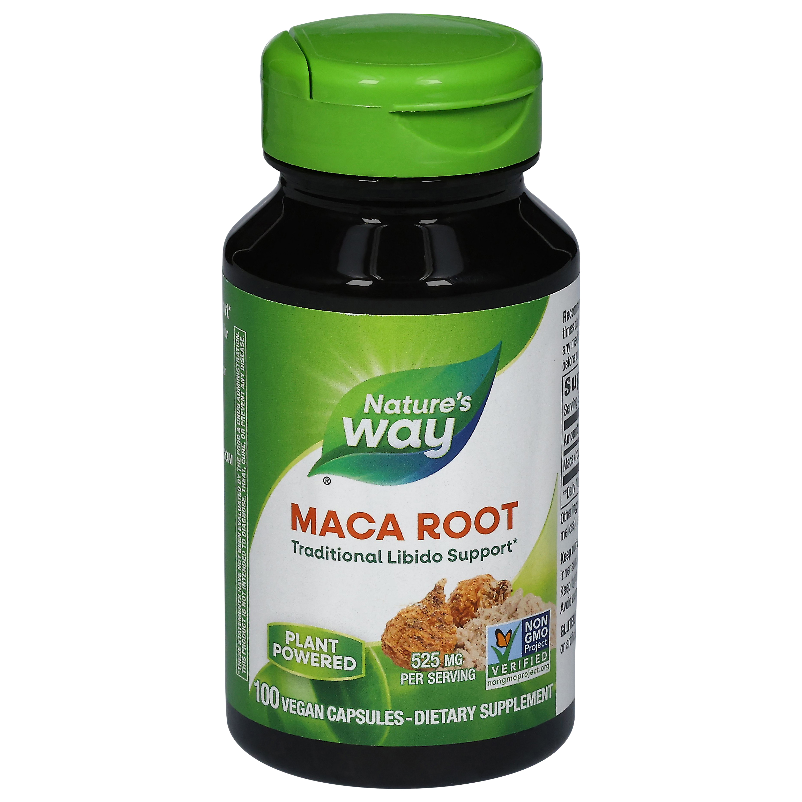 Nature's Way 525 mg Maca Root 100 Vegan Capsules