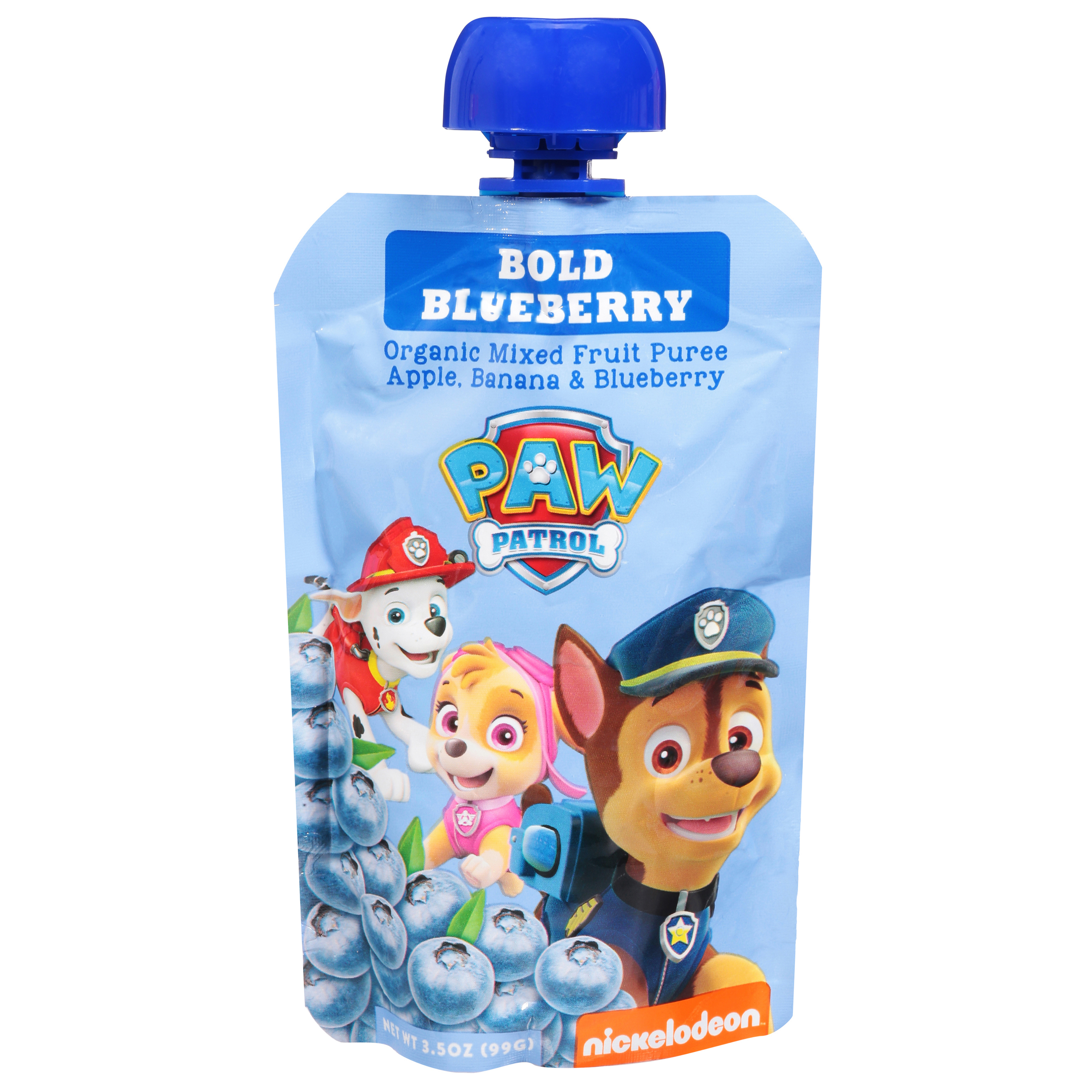 Paw Patrol Organic Bold Blueberry Mixed Fruit Puree