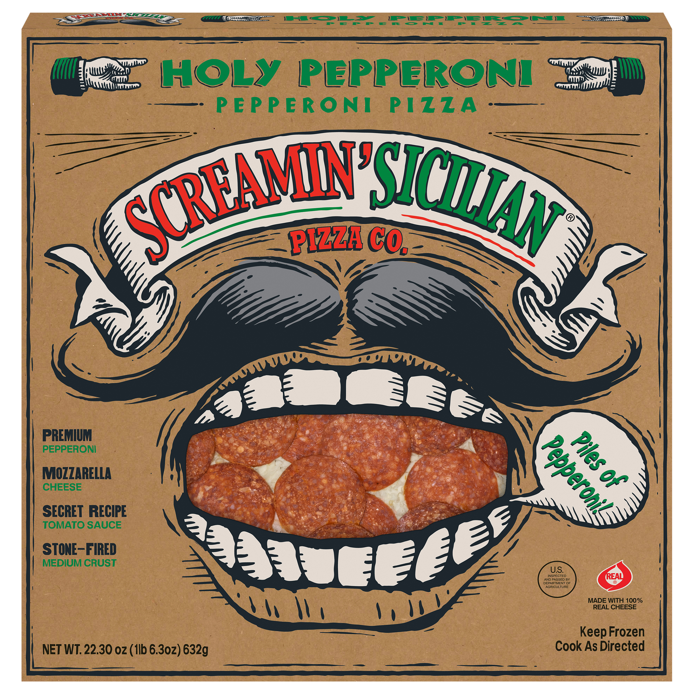Screamin' Sicilian Pizza Co. Holy Pepperoni Pizza
