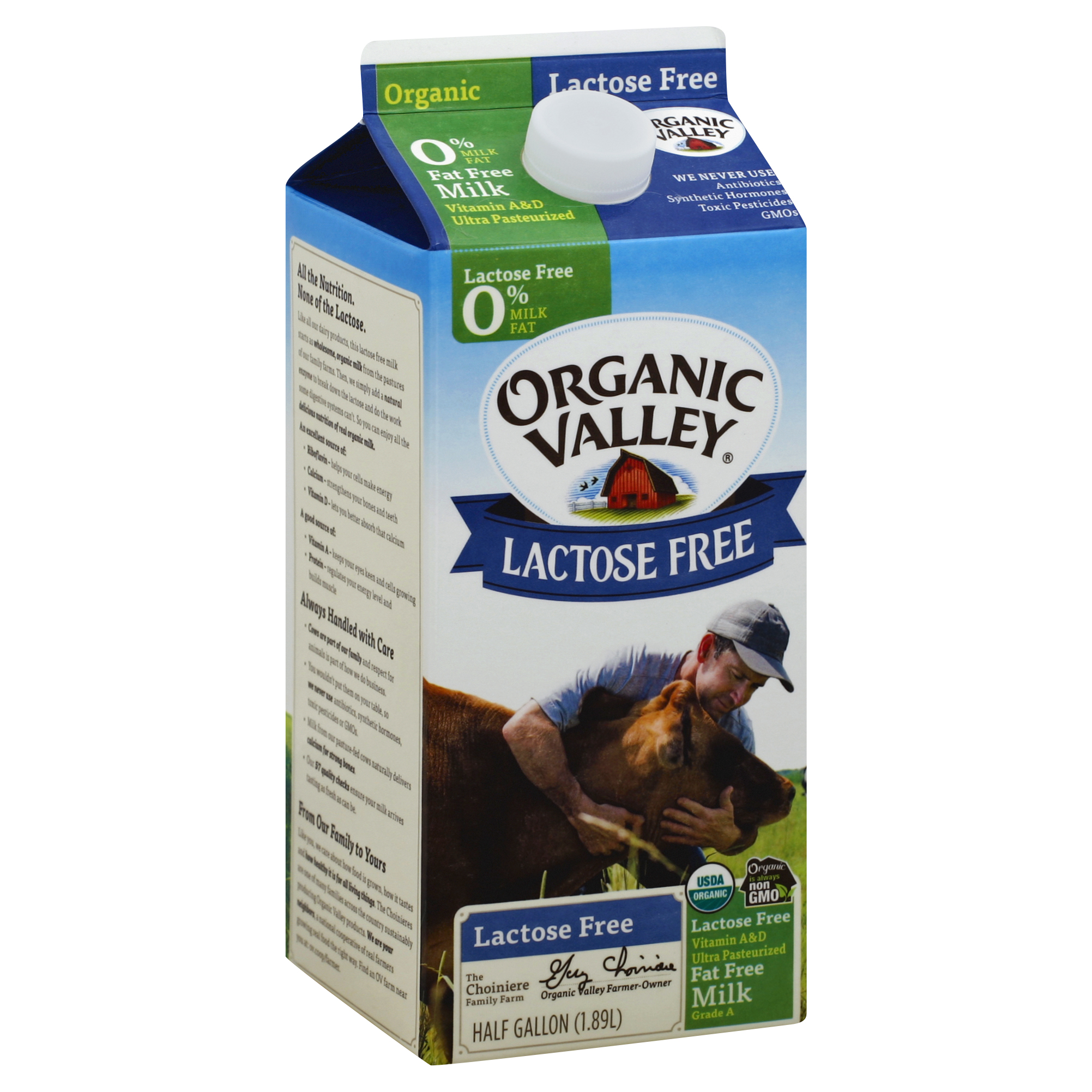 Organic Valley Milk 0.5 gl