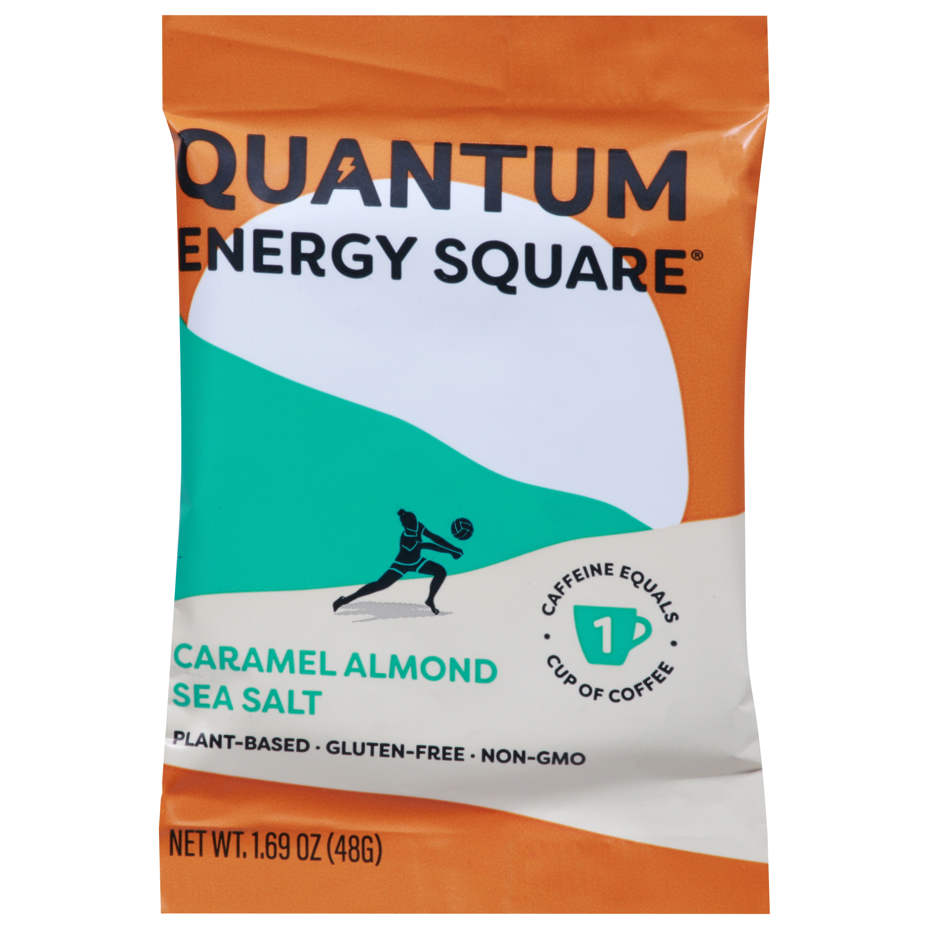 Quantum Energy Square Caramel Almond Sea Salt Energy Bar