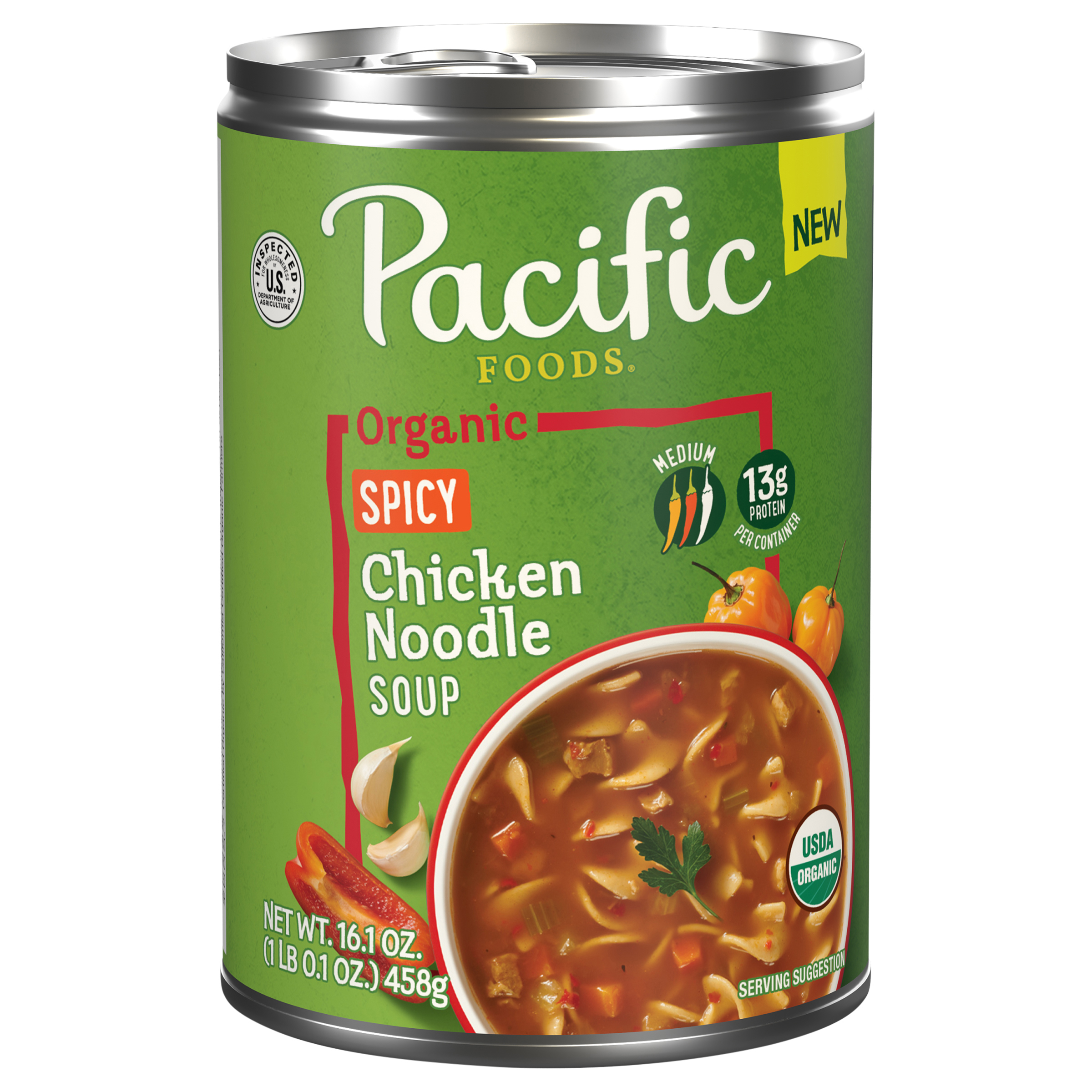 Pacific Foods Organic Spicy Chicken Noodle Soup
