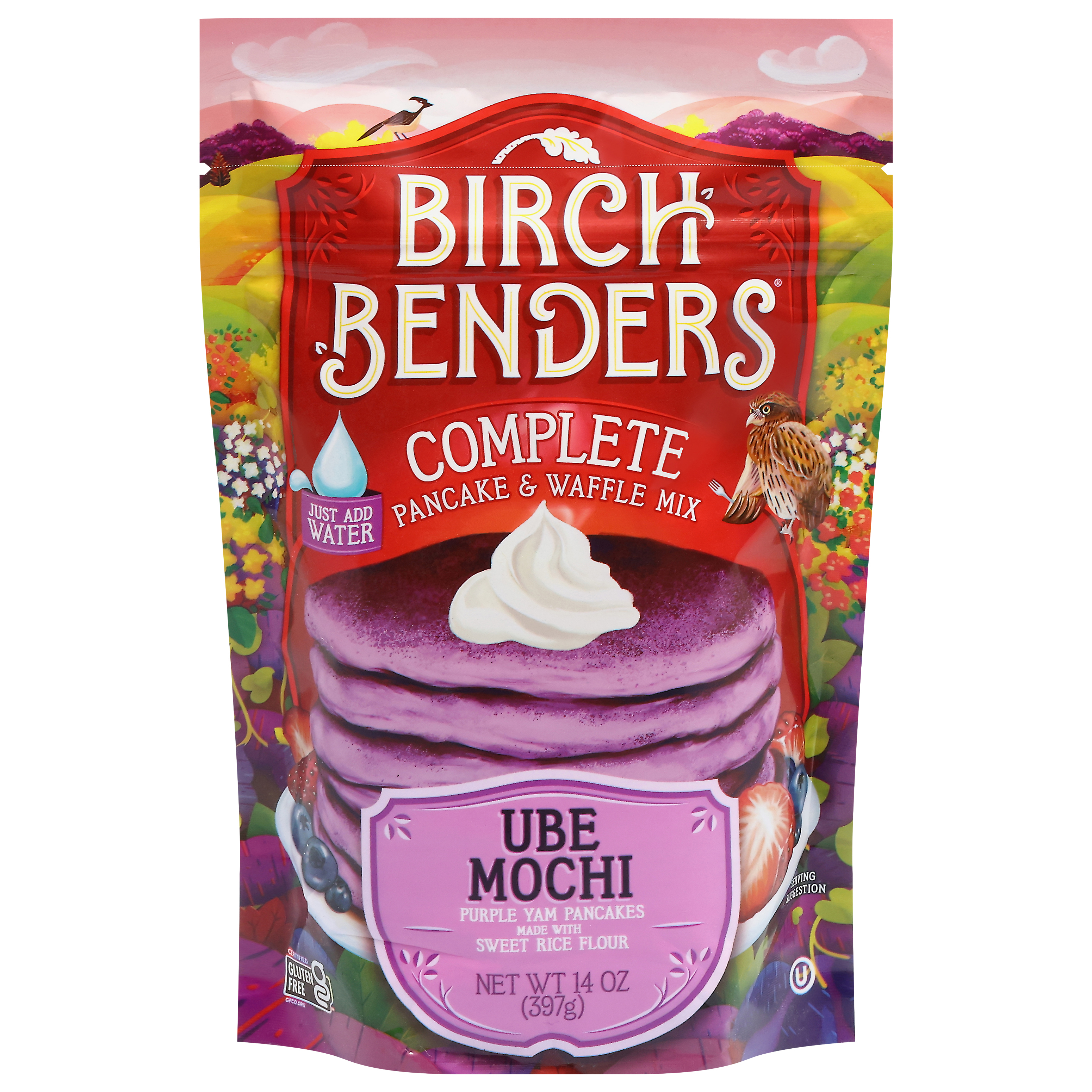 Birch Benders Complete Ube Mochi Pancake & Waffle Mix